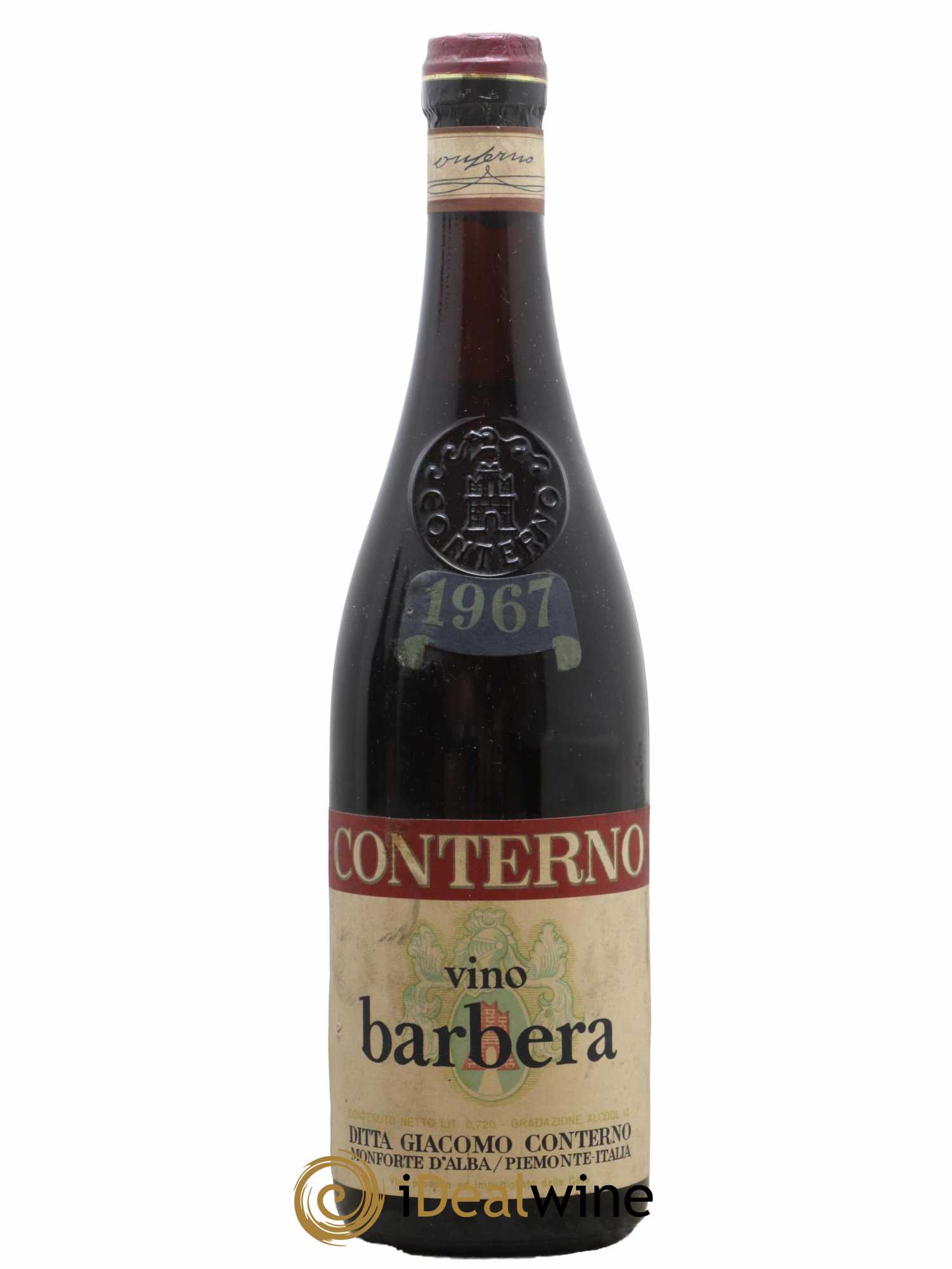 Barbera d'Alba DOC Giacomo Conterno 1967 - Lot de 1 bouteille - 0