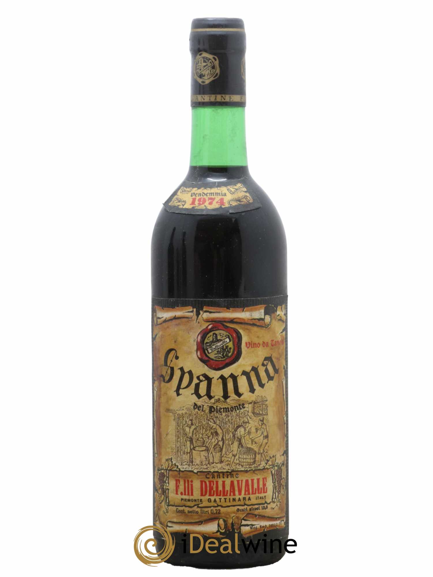 Italie Spanna del Piemonte Cantine Dellavalle 1974 - Lot de 1 bouteille - 0