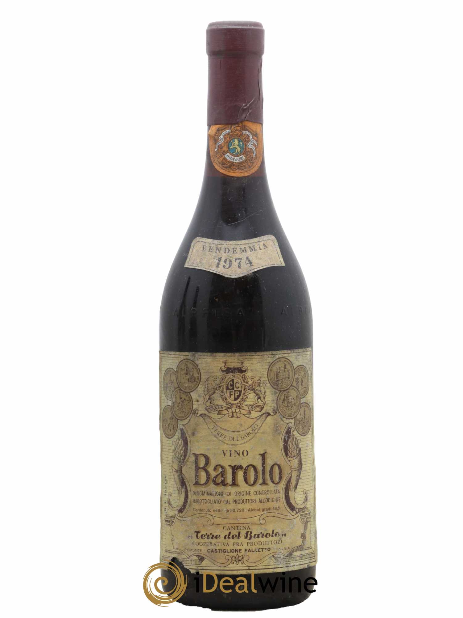 Barolo Terre Del Barolo 1974 - Lot de 1 bouteille - 0