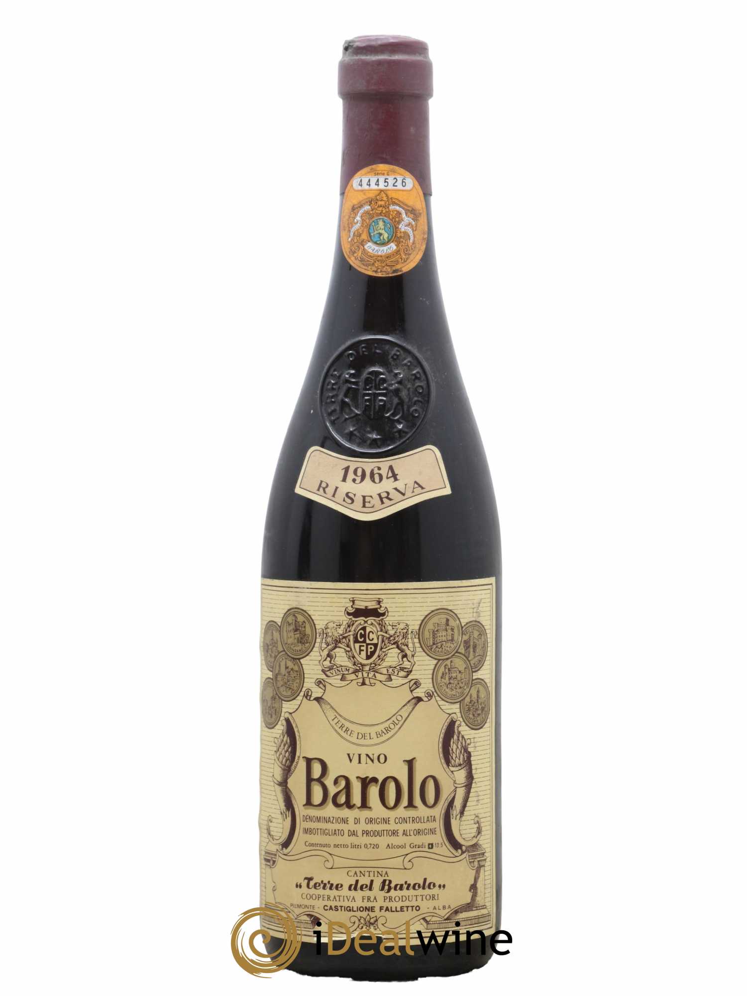 Barolo Riserva Terre Del Barolo 1964 - Lot de 1 bouteille - 0