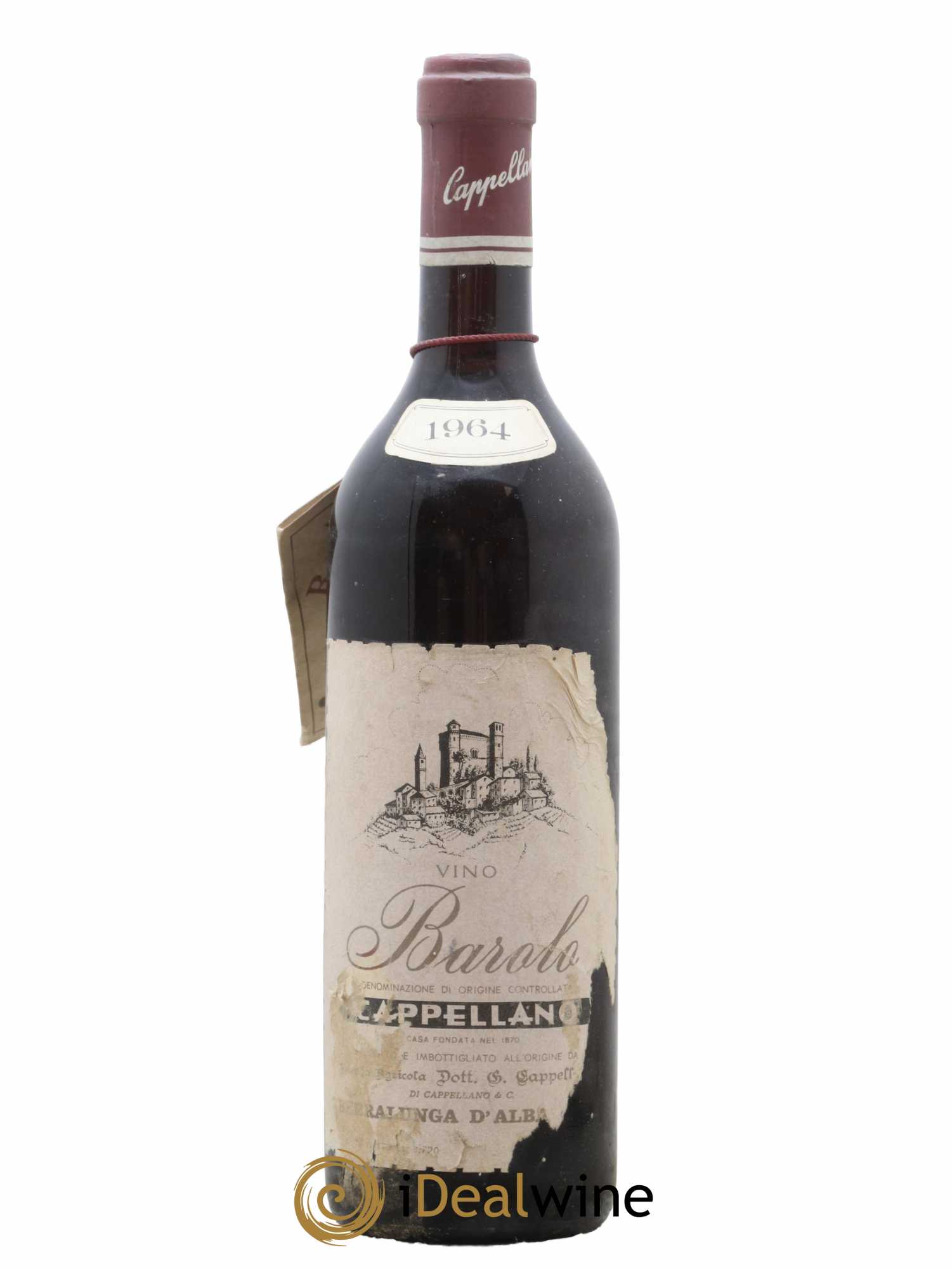 Barolo DOCG Cappellano 1964 - Lotto di 1 bottiglia - 0