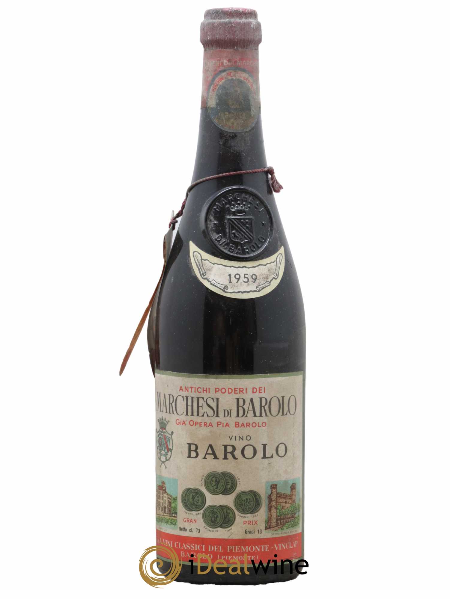 Barolo Marchesi Di Barolo 1959 - Lot de 1 bouteille - 0