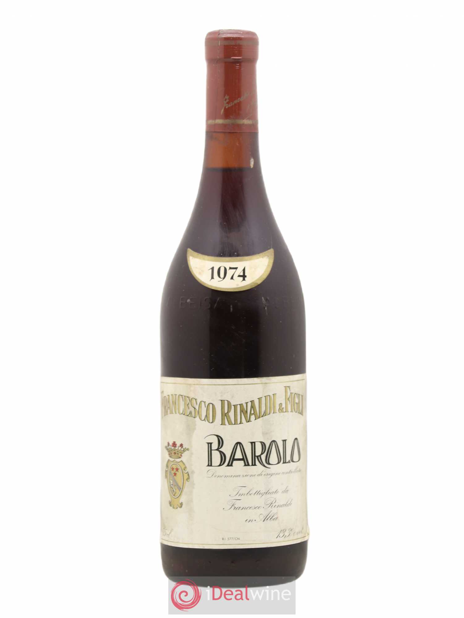 Barolo Francesco Rinaldi 1974 - Lot de 1 bouteille - 0