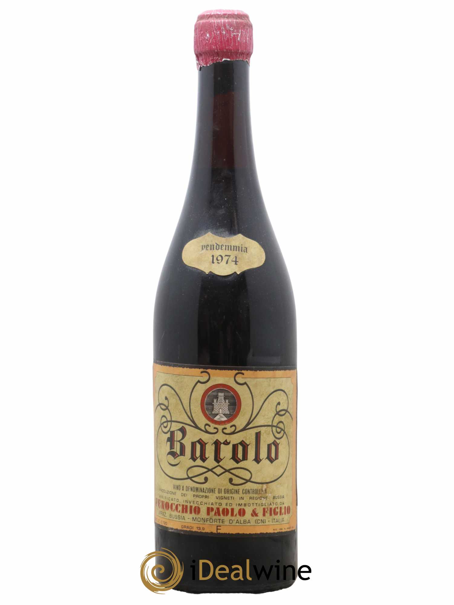 Barolo Fenocchio 1974 - Lot de 1 bouteille - 0