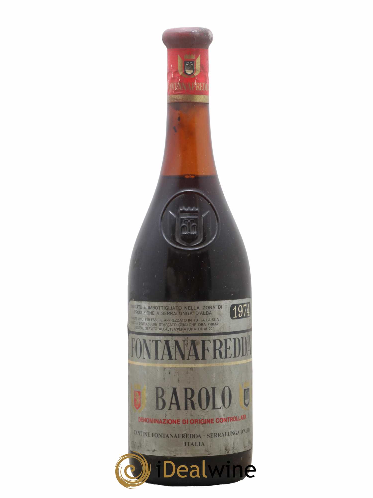 Barolo Fontanafredda 1974 - Lot de 1 bouteille - 0