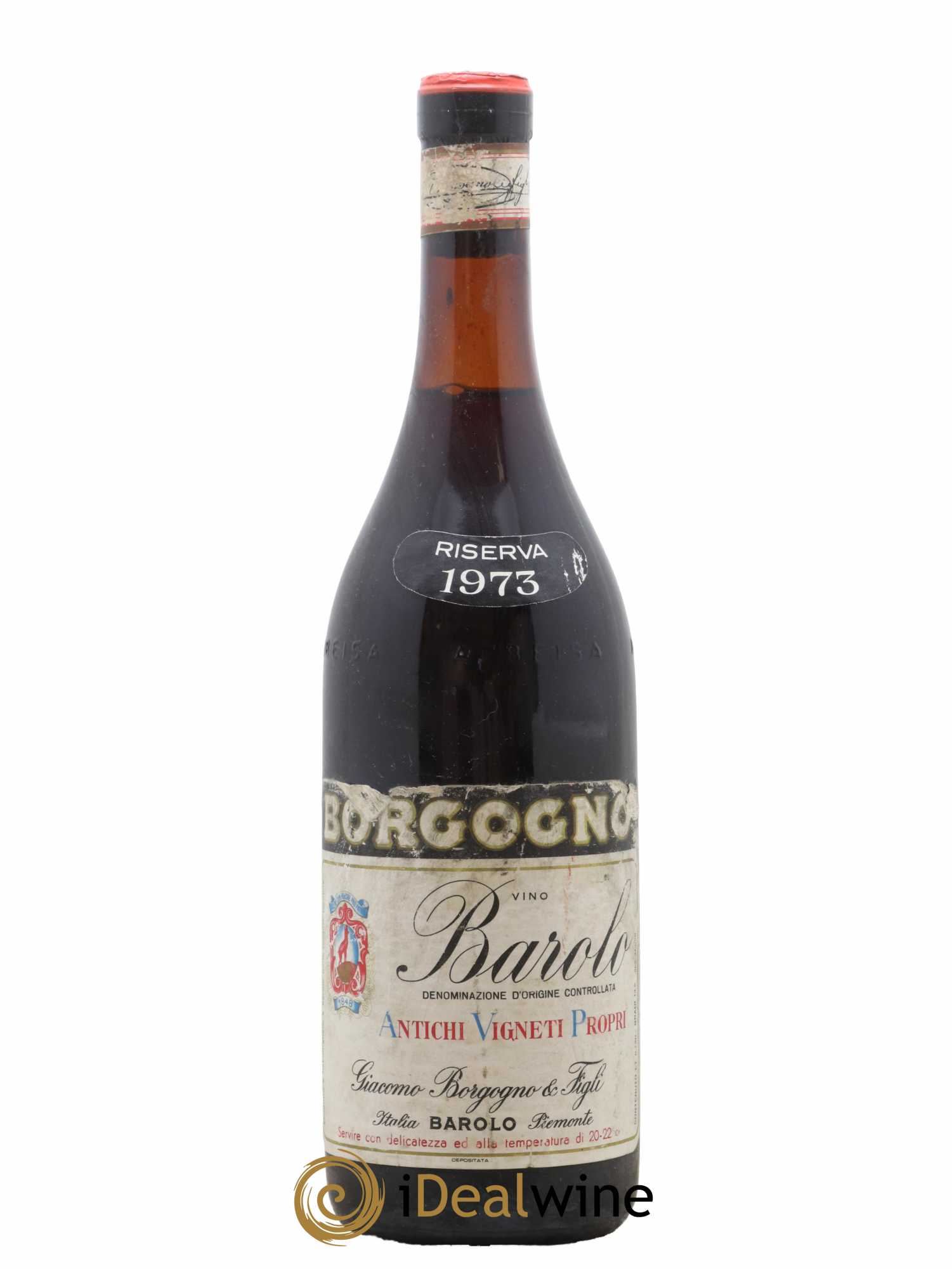 Barolo DOCG Riserva Giacomo Borgogno 1973 - Posten von 1 Flasche - 0