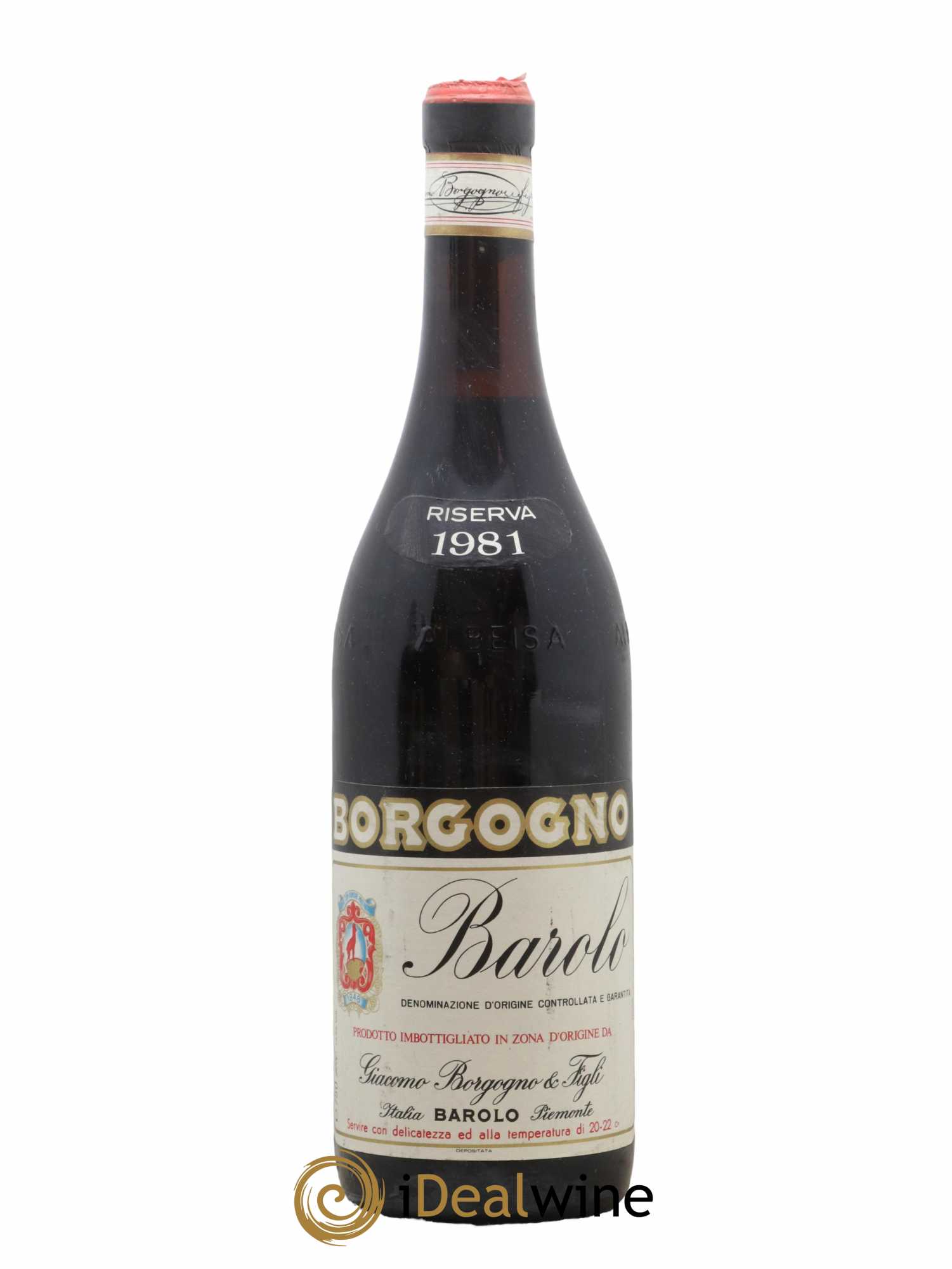 Barolo DOCG Riserva Giacomo Borgogno 1981 - Lot de 1 bouteille - 0