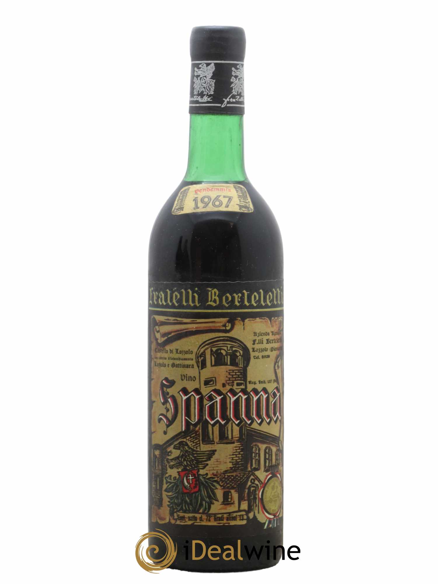 Coste della Sesia DOC Nervi Conterno Spanna Fratelli Berteletti 1967 - Lot de 1 bouteille - 0