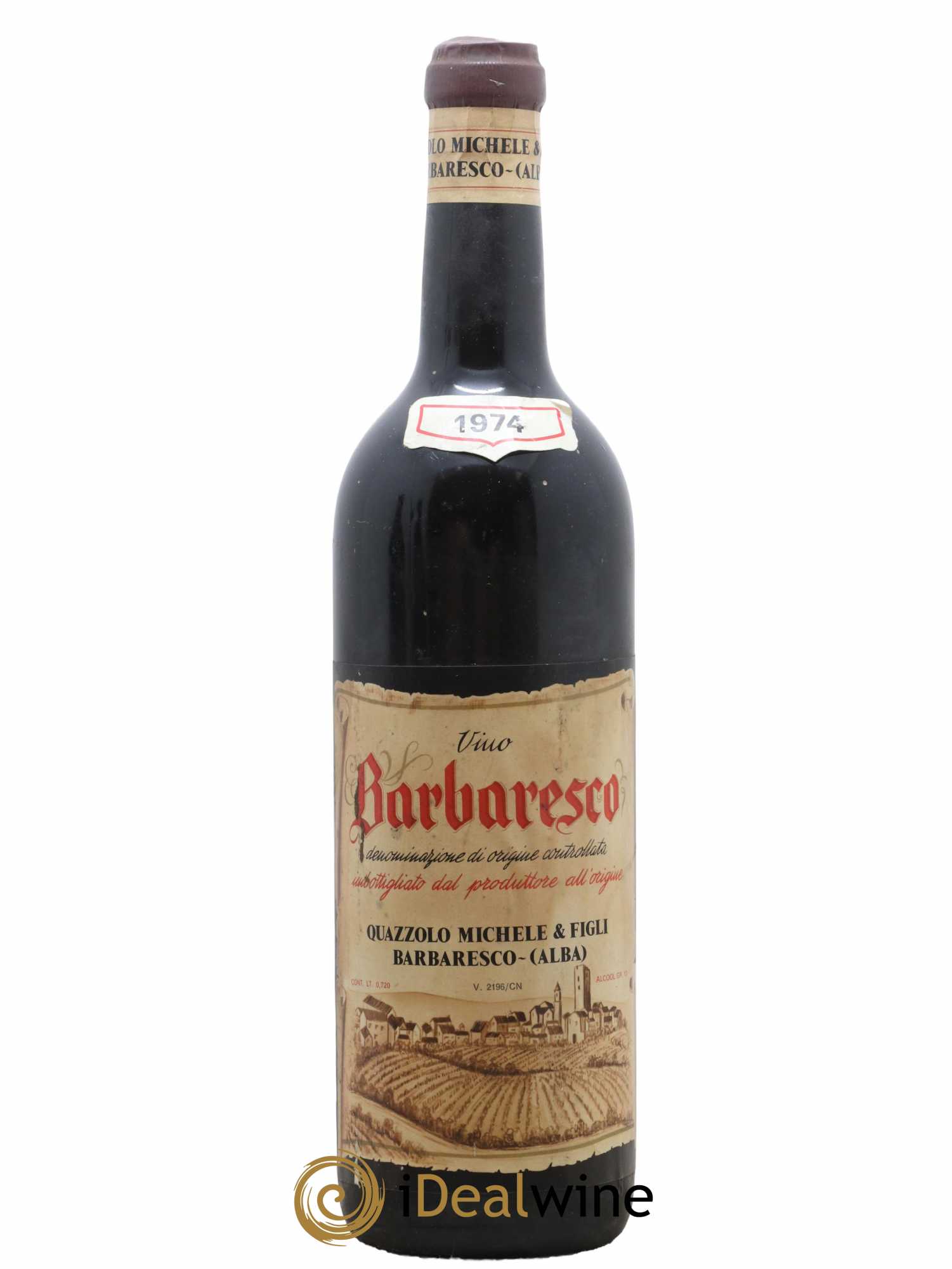 Barbaresco DOCG Quazzolo 1974 - Lot de 1 bouteille - 0