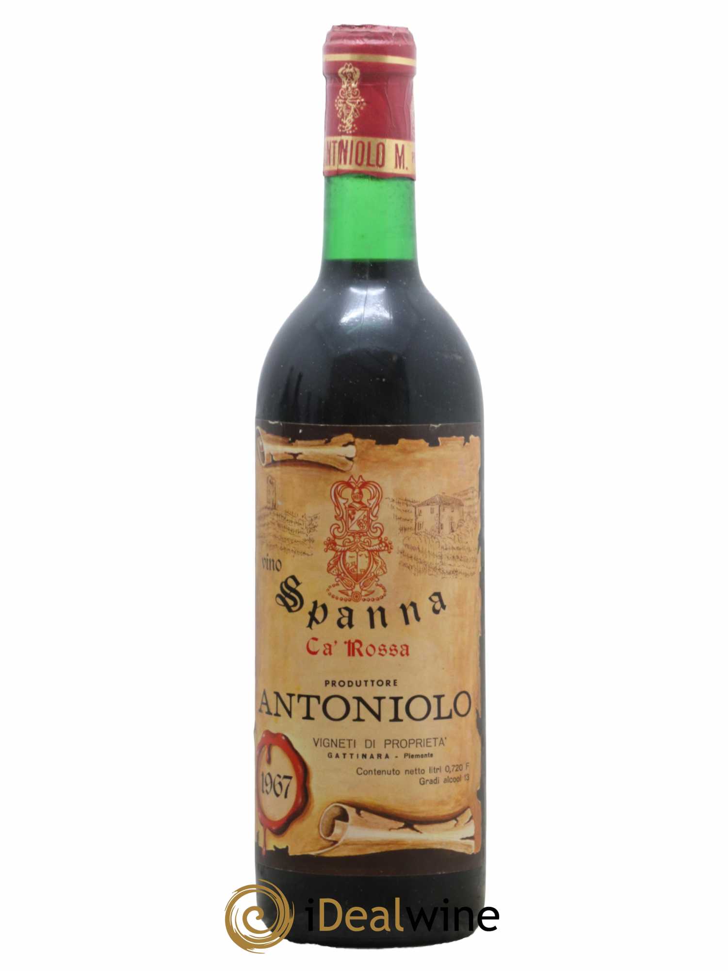 Italie Spanna Antoniolo 1967 - Lot de 1 bouteille - 0