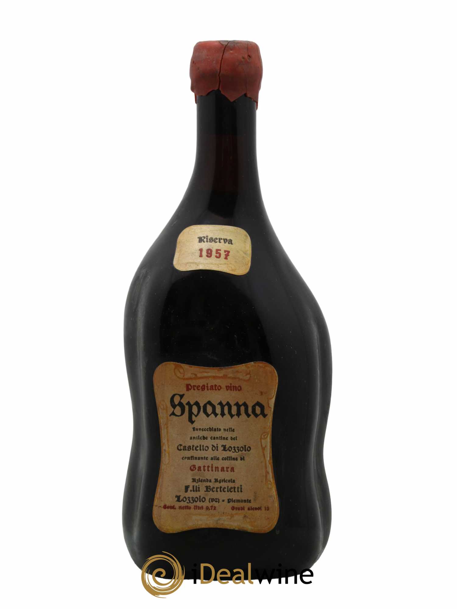 Gattinara DOCG Spanna Riserva Castello di Lozzolo 1957 - Lot de 1 bouteille - 0