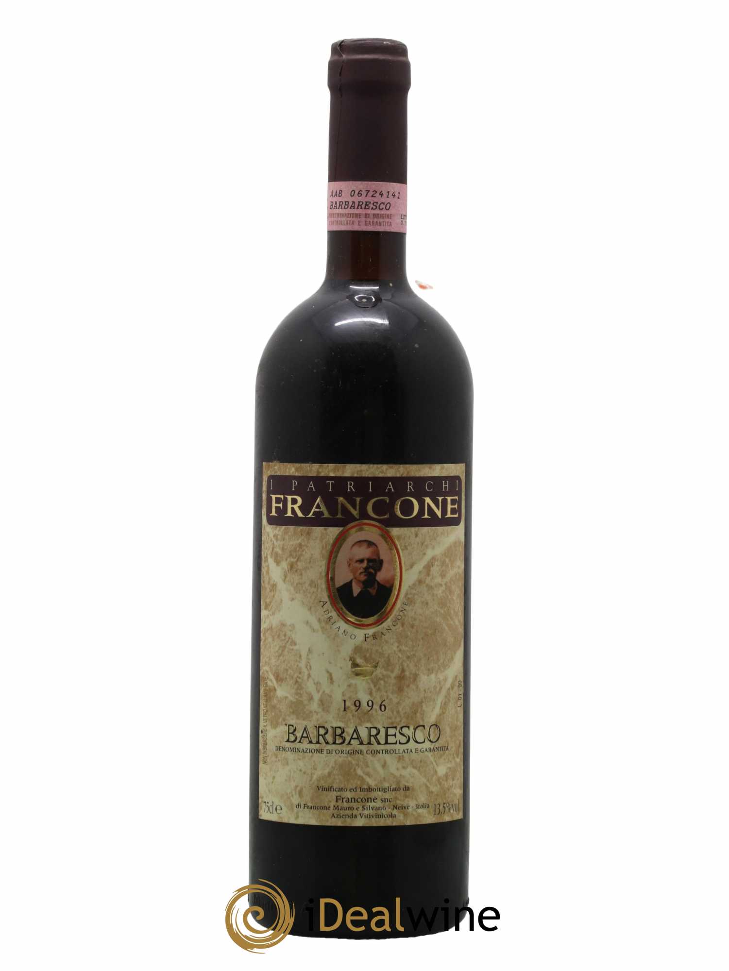 Barbaresco DOCG Patriarchi Francone 1996 - Lot de 1 bouteille - 0