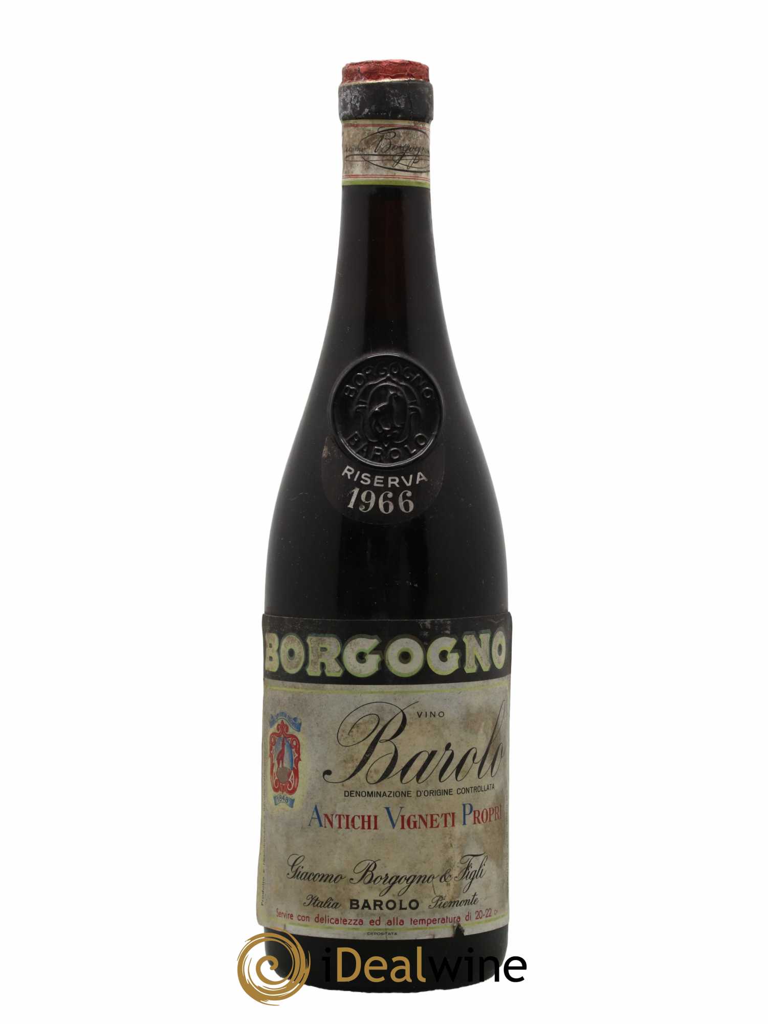 Barolo DOCG Riserva Giacomo Borgogno 1966 - Posten von 1 Flasche - 0