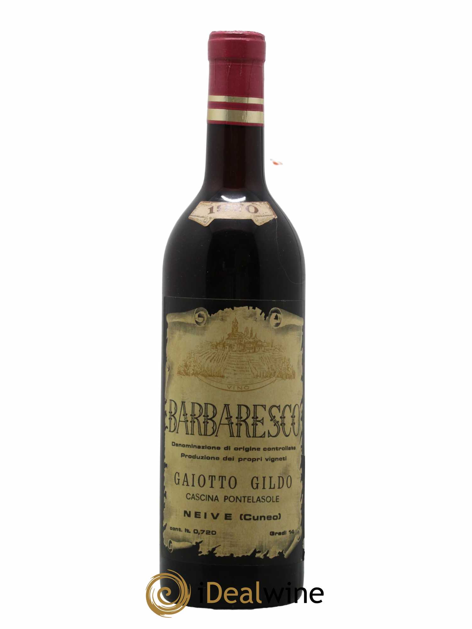 Barbaresco DOCG Gaiotto Gilbo 1970 - Lotto di 1 bottiglia - 0