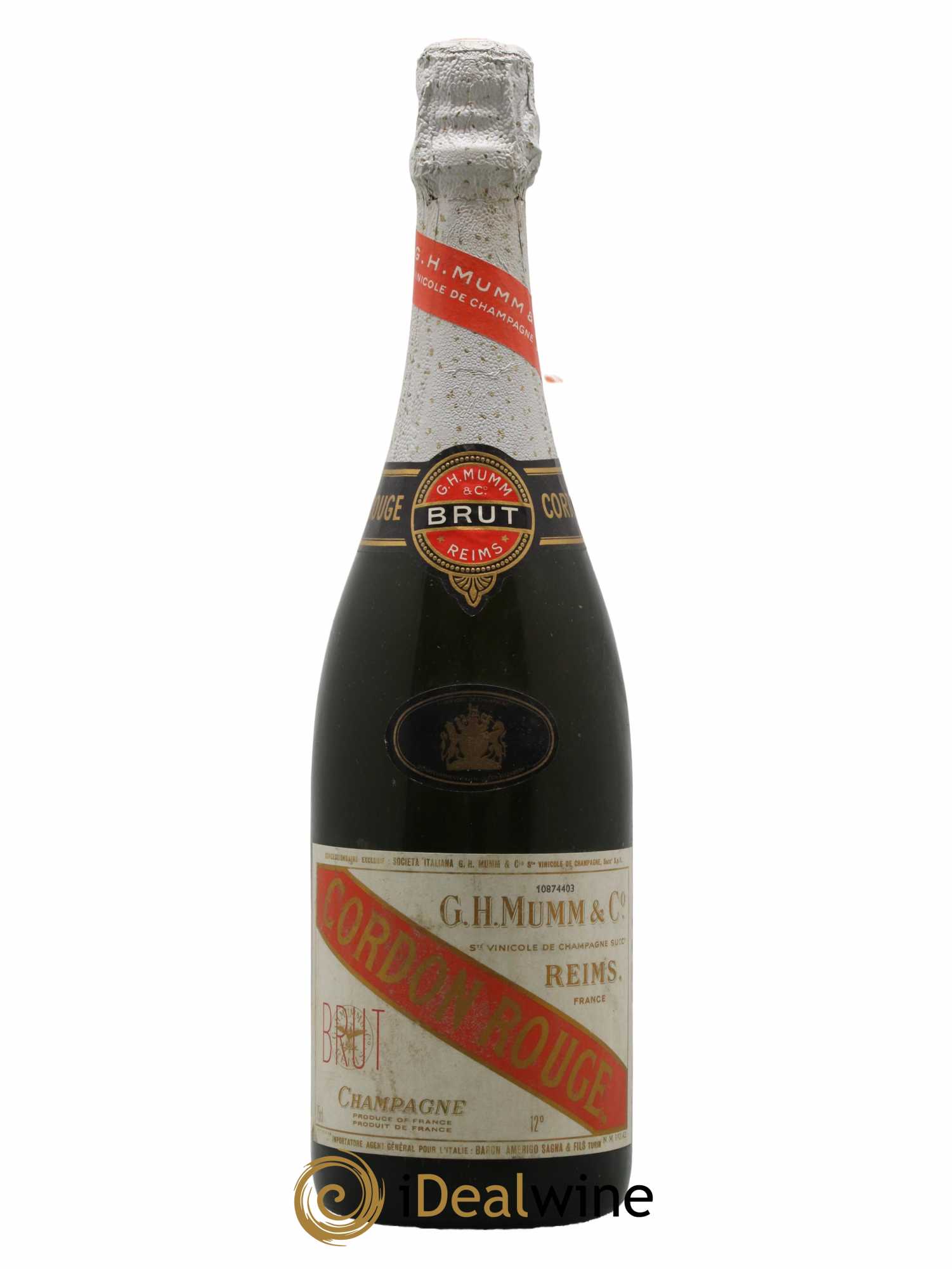 Cordon Rouge Mumm - Lot de 1 bouteille - 0