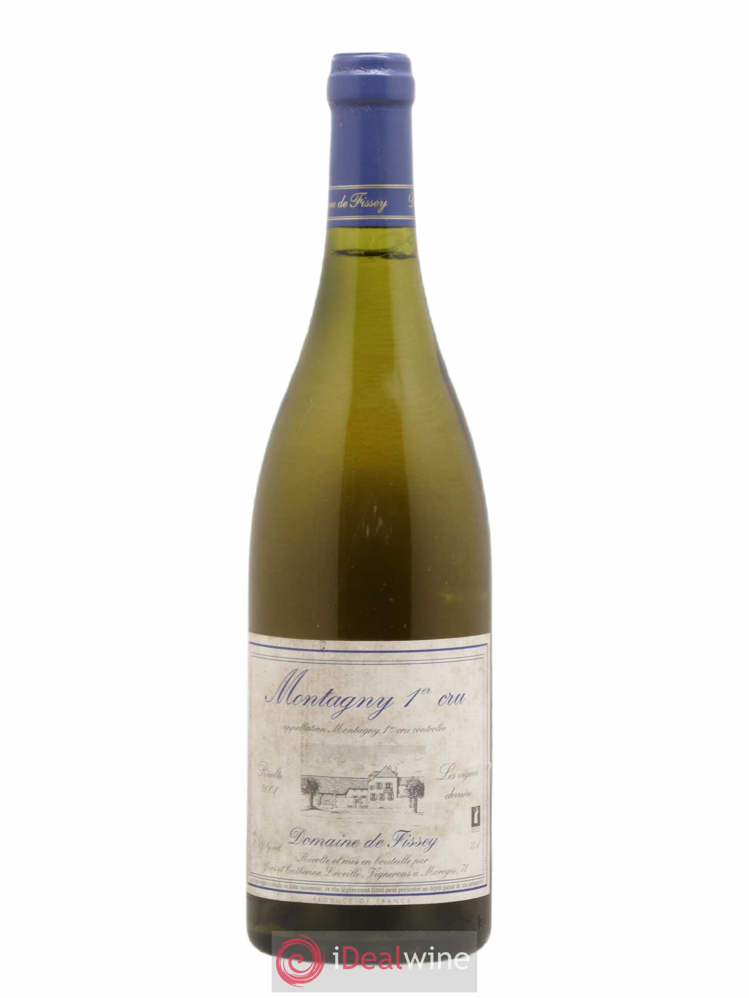 Montagny 1er Cru Les Vignes Derrière Domaine De Fissey 2001 - Posten von 1 Flasche - 0