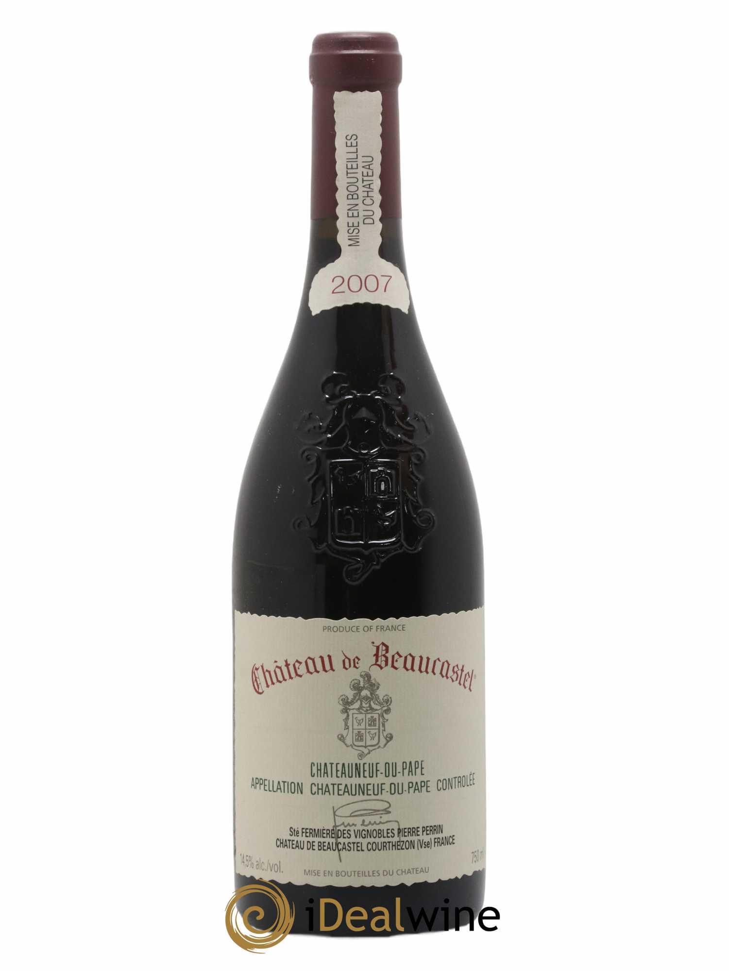 Châteauneuf-du-Pape Château de Beaucastel Famille Perrin 2007 - Lot de 1 bouteille - 0