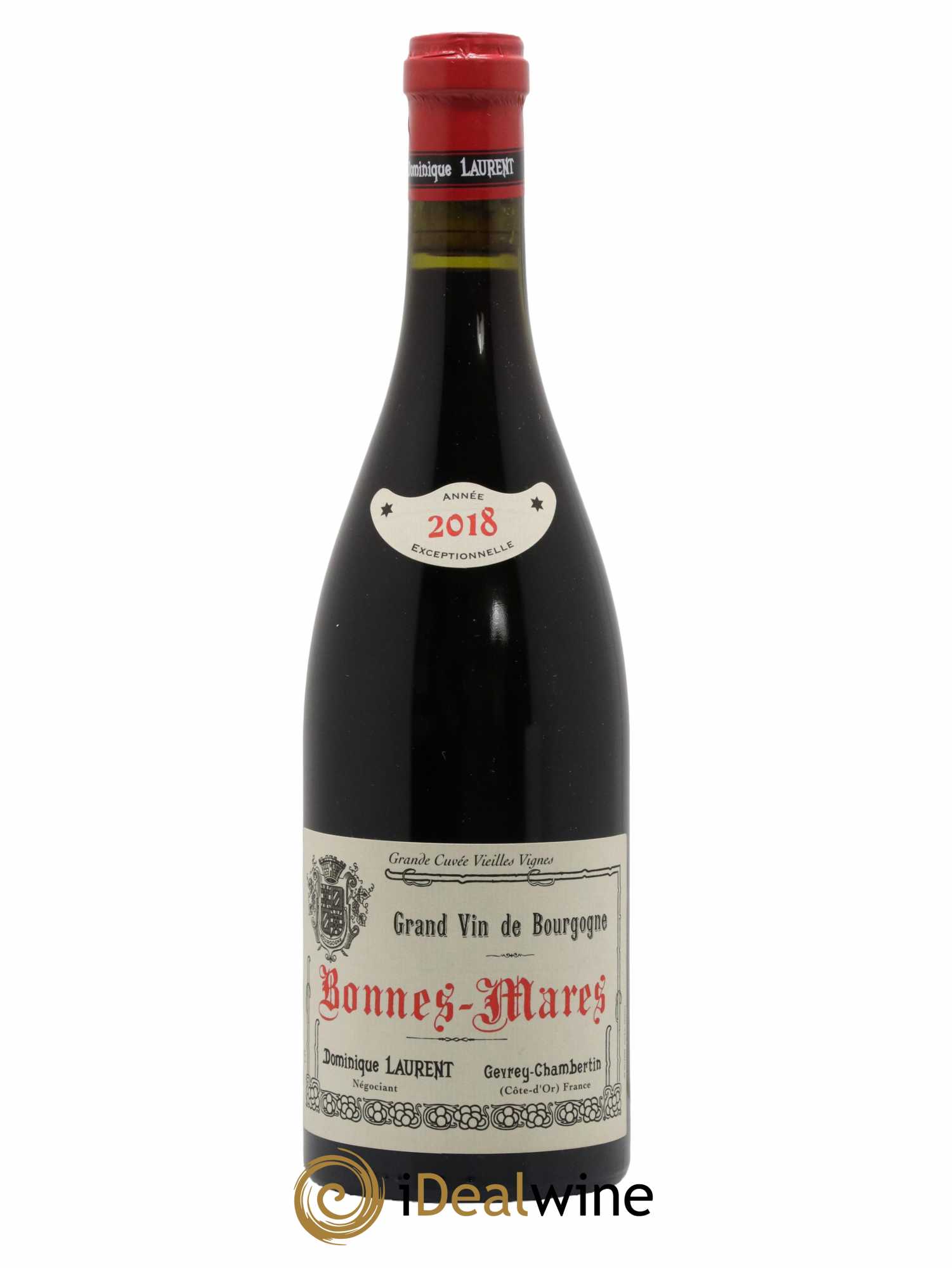 Bonnes-Mares Grand Cru Grande Cuvée Vieilles Vignes Dominique Laurent 2018 - Lot de 1 bouteille - 0