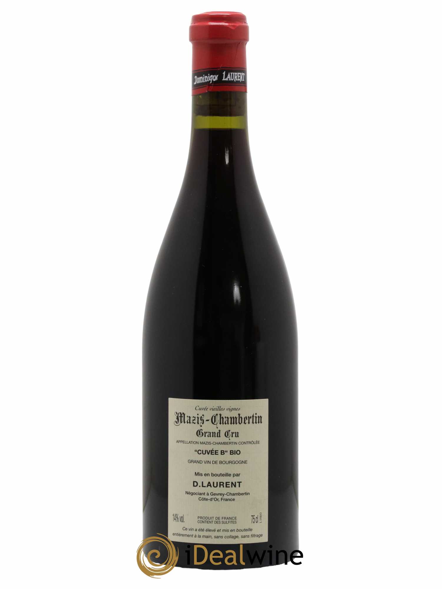 Mazis-Chambertin Grand Cru Vieilles Vignes Cuvée B Dominique Laurent 2018 - Lot de 1 bouteille - 1