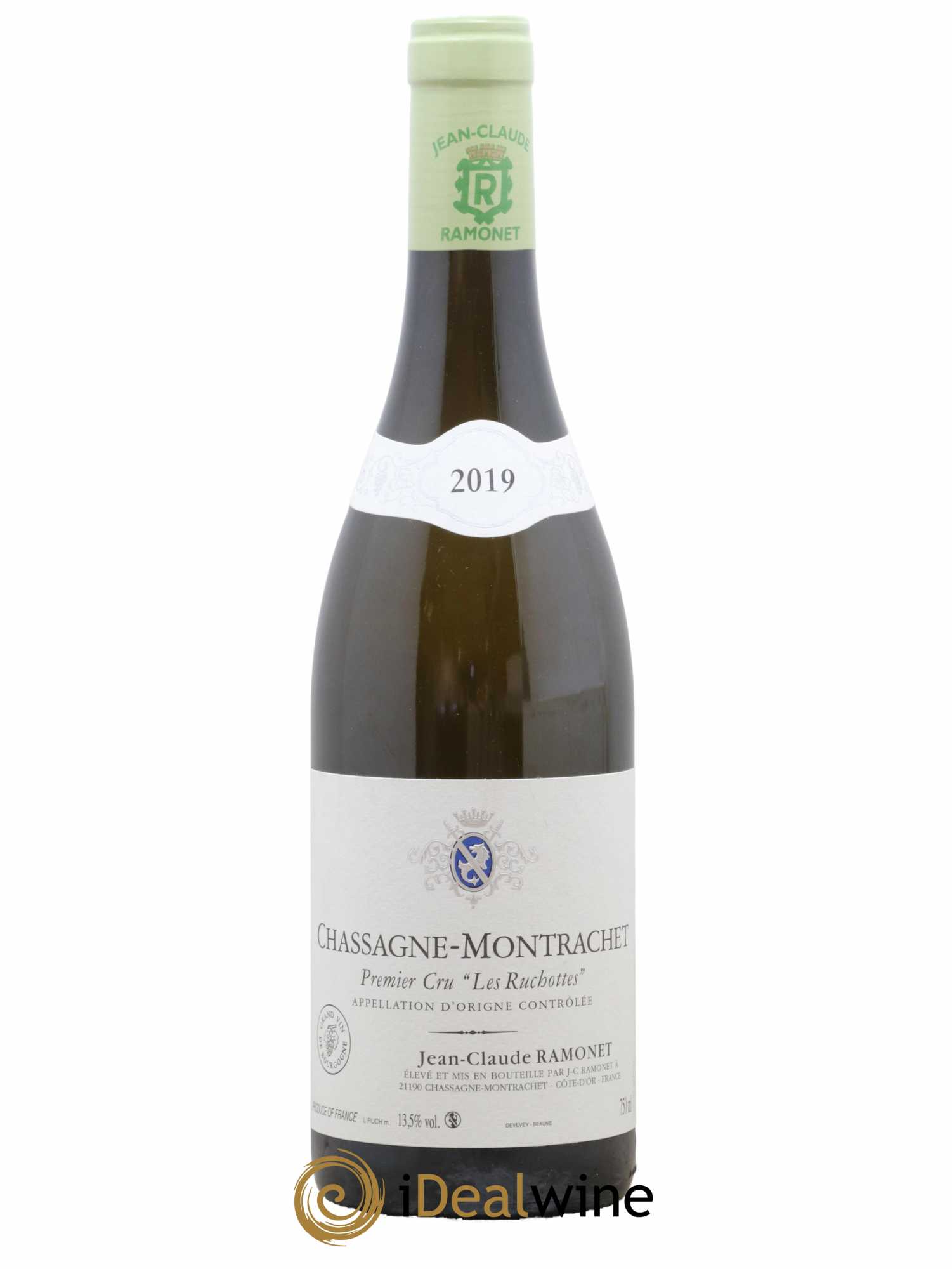 Chassagne-Montrachet 1er Cru Les Ruchottes Ramonet (Domaine) 2019 - Lot de 1 bouteille - 0