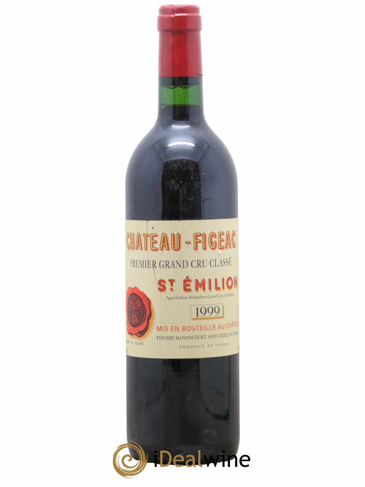 Château Figeac 1er Grand Cru Classé A 1999 - Lot de 1 bouteille - 0