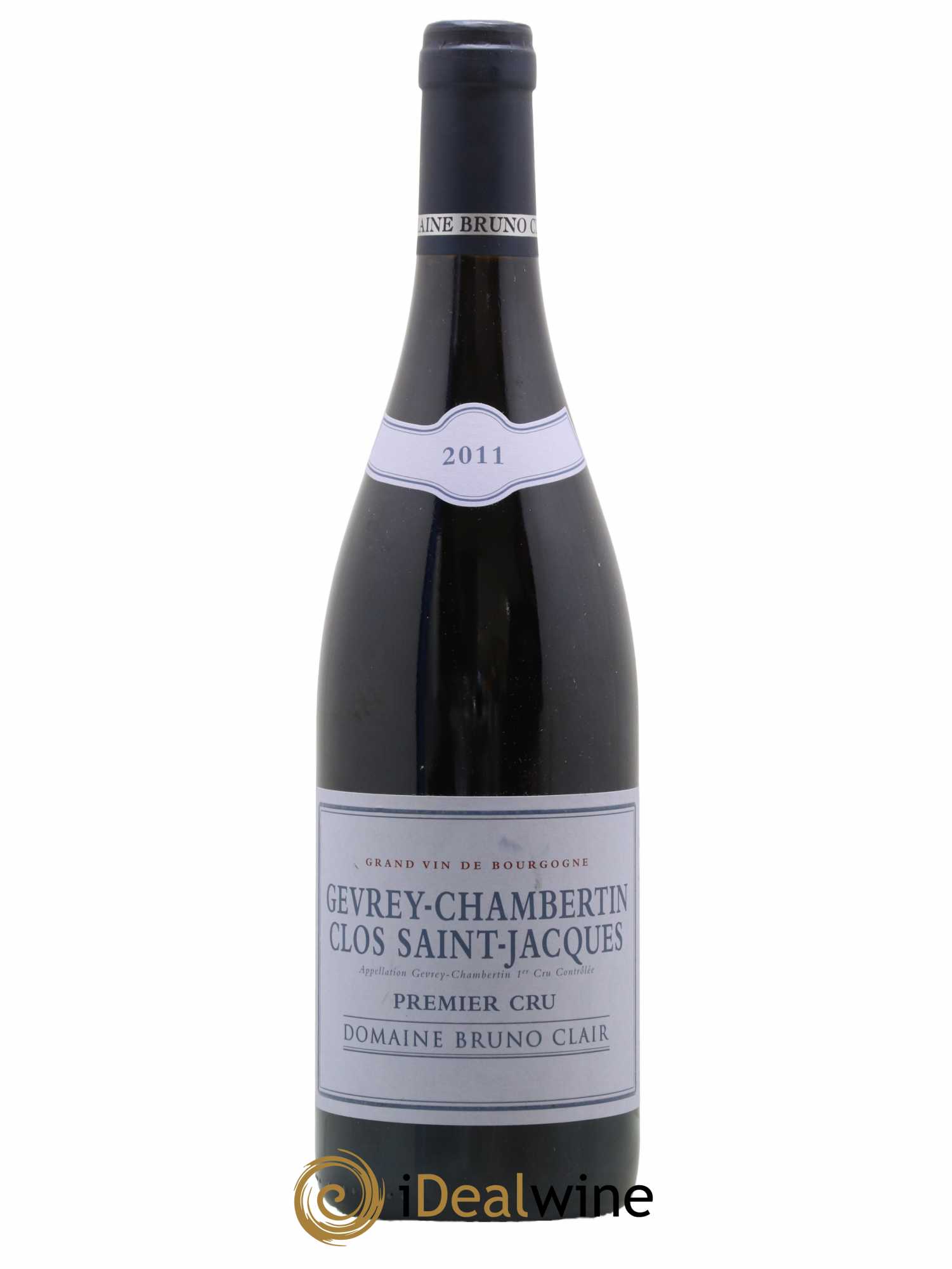 Gevrey-Chambertin 1er Cru Clos Saint-Jacques Bruno Clair (Domaine) 2011 - Lot de 1 bouteille - 0