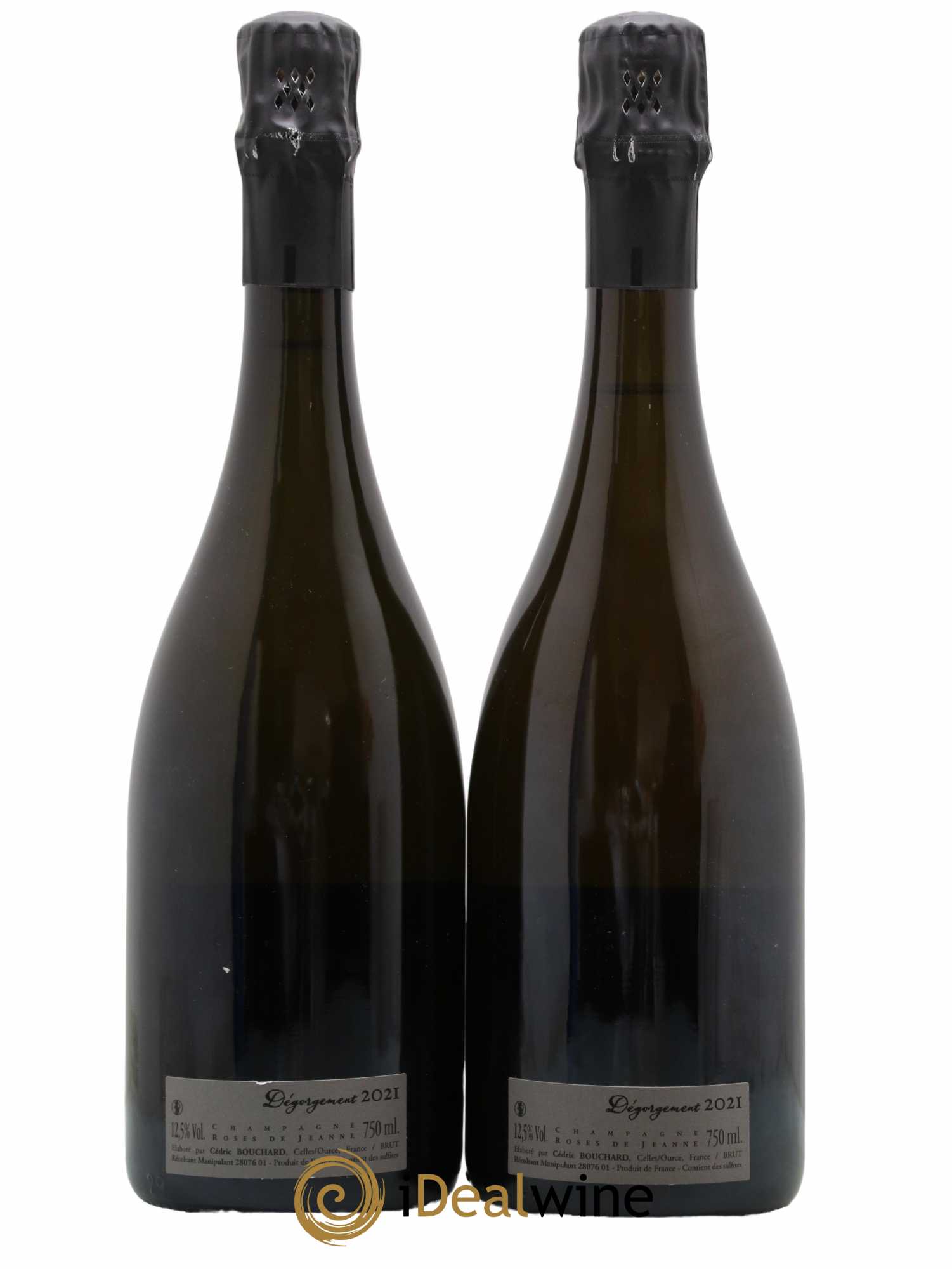 Roses de Jeanne Côte de Val Vilaine Blanc de Noirs Cédric Bouchard 2019 - Lot de 2 bouteilles - 1