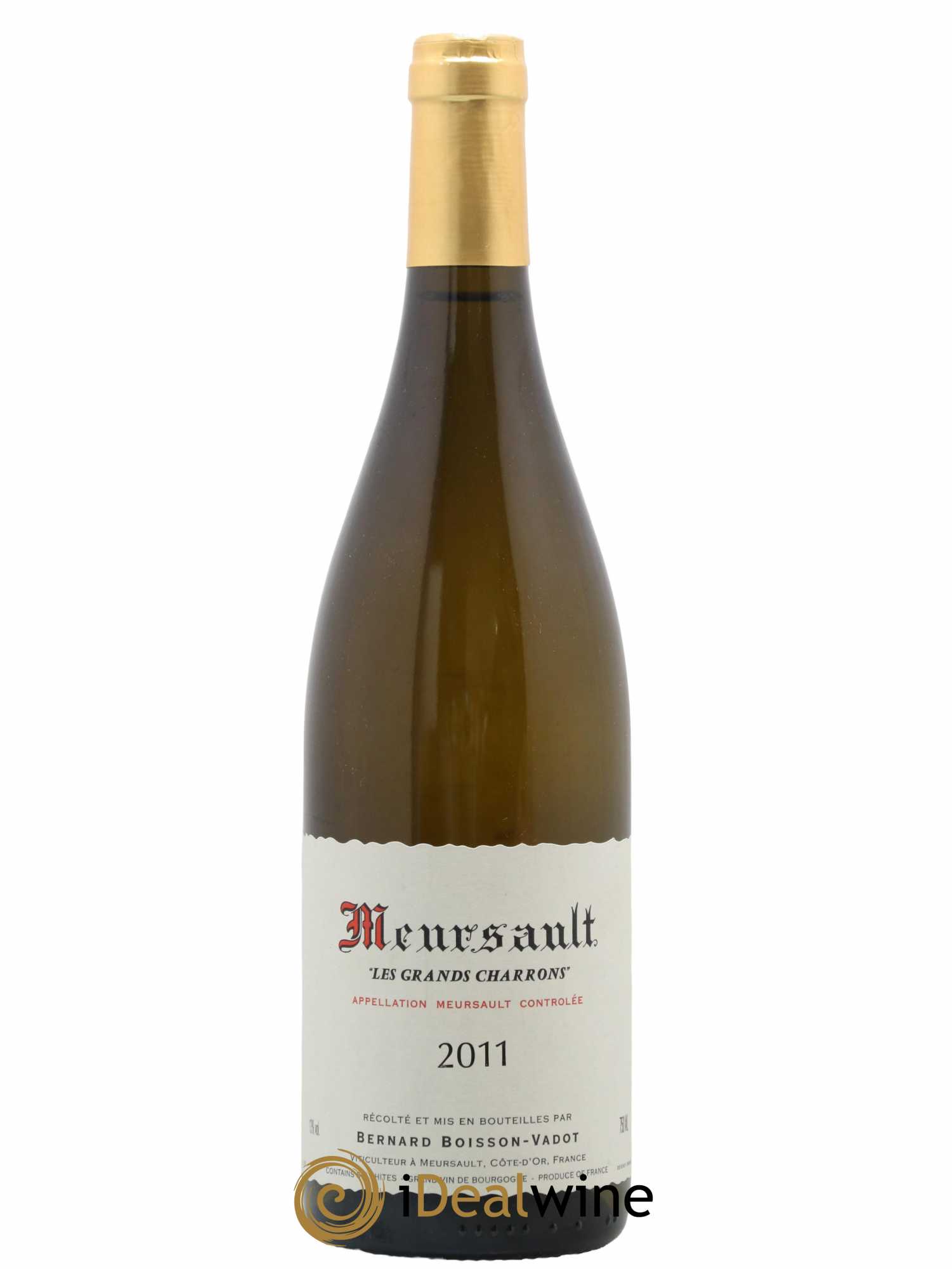 Meursault Les Grands Charrons Boisson-Vadot (Domaine) 2011 - Lot de 1 bouteille - 0