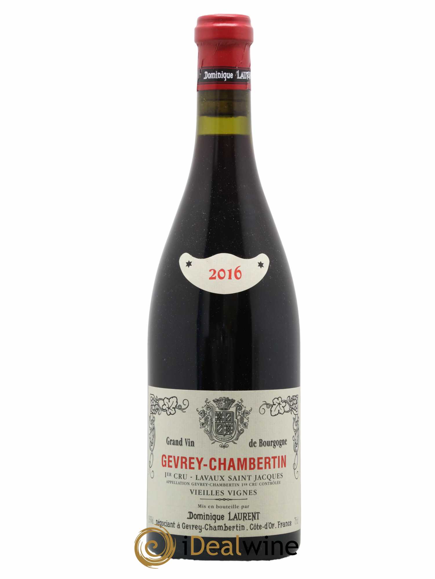 Gevrey-Chambertin 1er Cru Lavaux Saint Jacques Vieilles Vignes Dominique Laurent 2016 - Lot de 1 bouteille - 0
