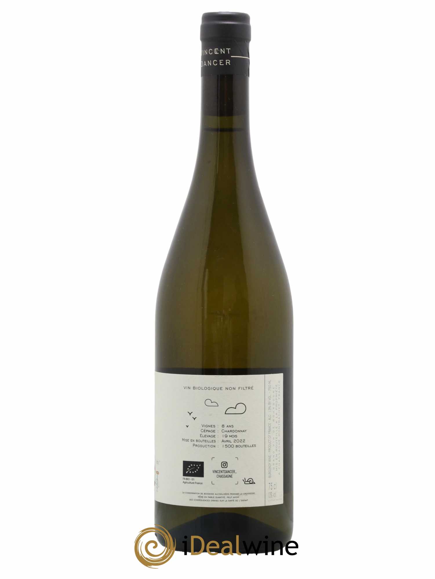 Chassagne-Montrachet 1er Cru Morgeot Vincent Dancer 2020 - Lot de 1 bouteille - 1