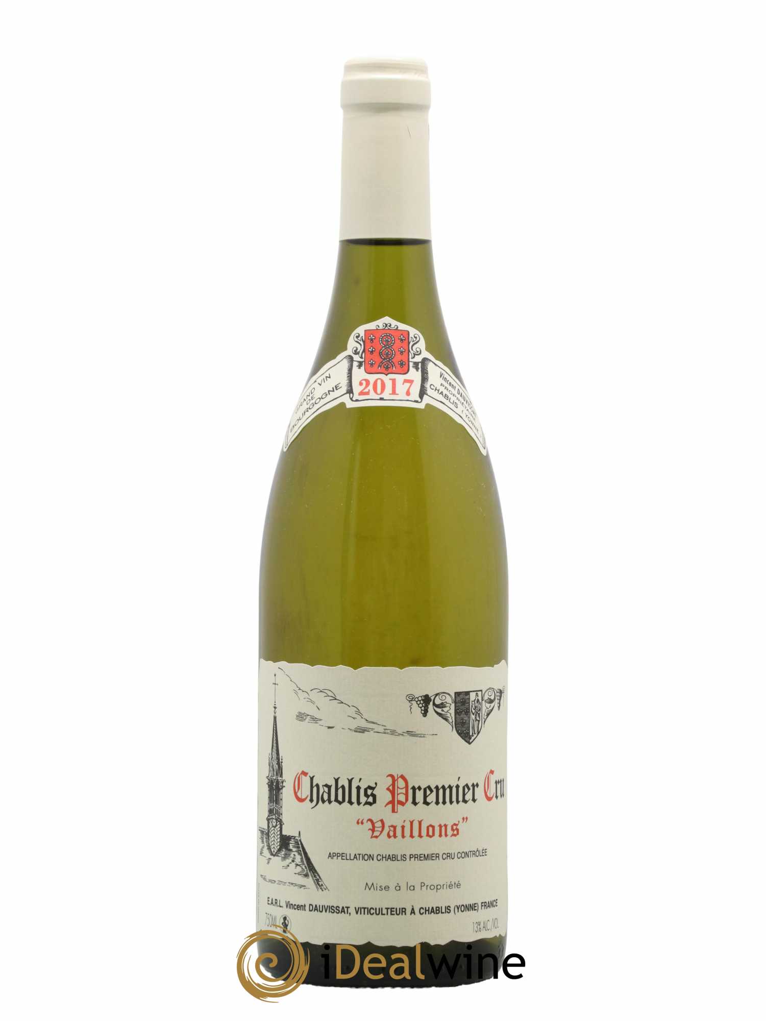 Chablis 1er Cru Vaillons Vincent Dauvissat (Domaine) 2017 - Lot de 1 bouteille - 0