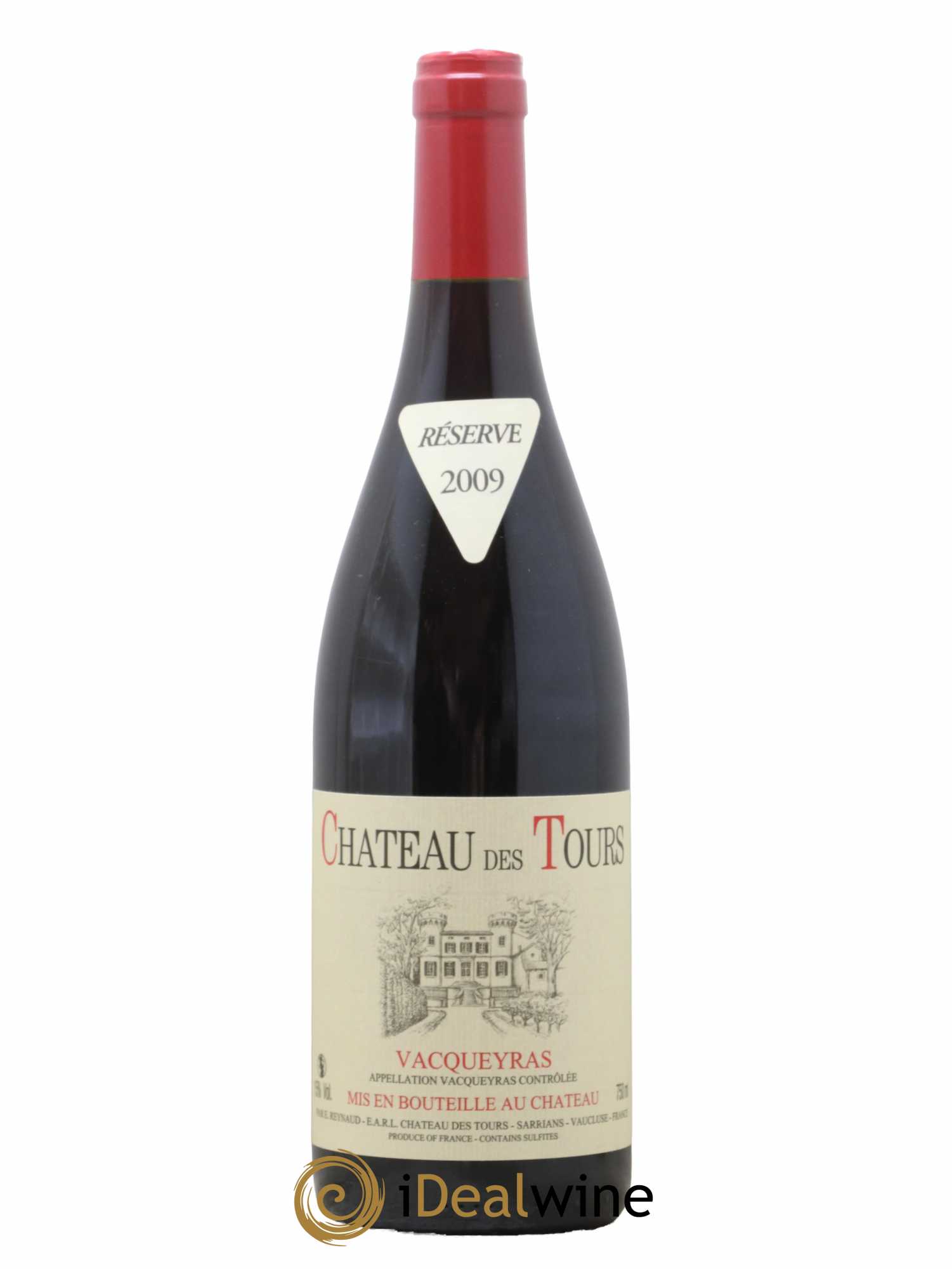 Vacqueyras Château des Tours Emmanuel Reynaud 2009 - Lot de 1 bouteille - 0