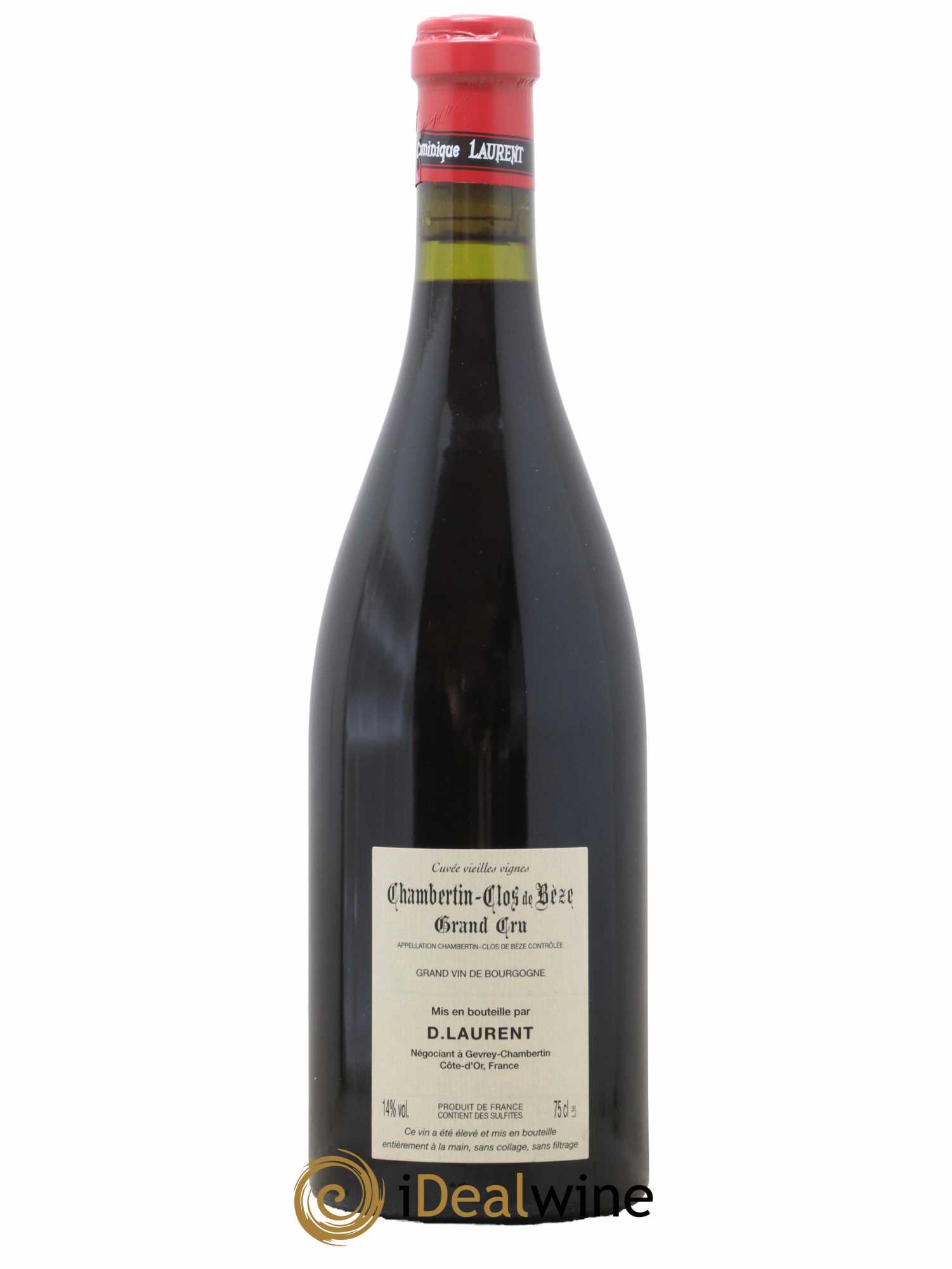 Chambertin Clos de Bèze Grand Cru Grande cuvée Vieilles vignes Dominique Laurent 2018 - Lot de 1 bouteille - 1