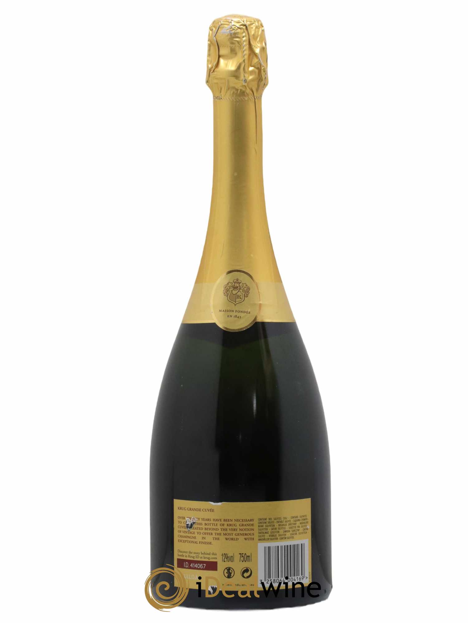 Grande Cuvée - 163ème édition Krug - Lot of 1 bottle - 1