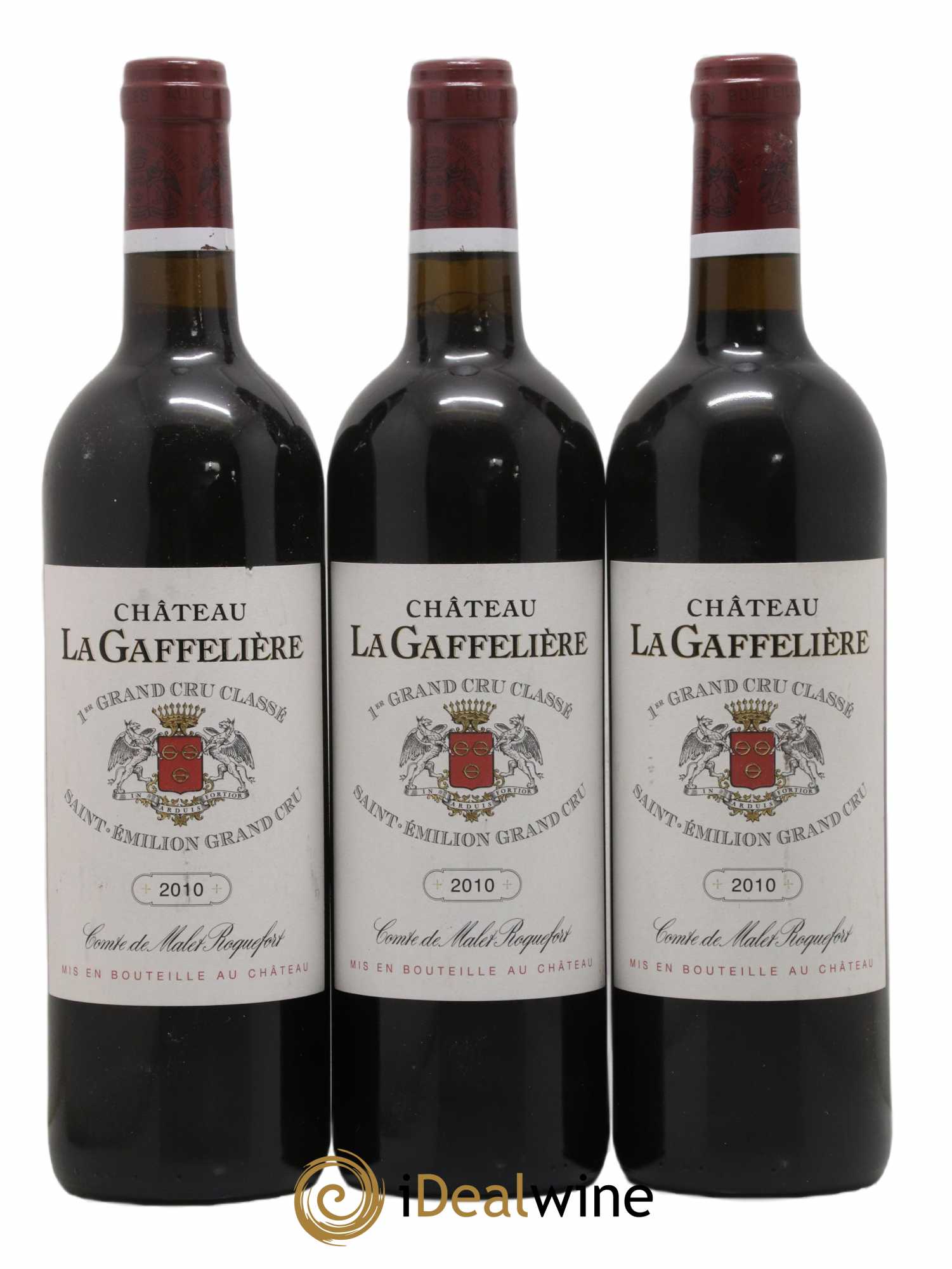 Château la Gaffelière 1er Grand Cru Classé B 2010 - Lot de 3 bouteilles - 0