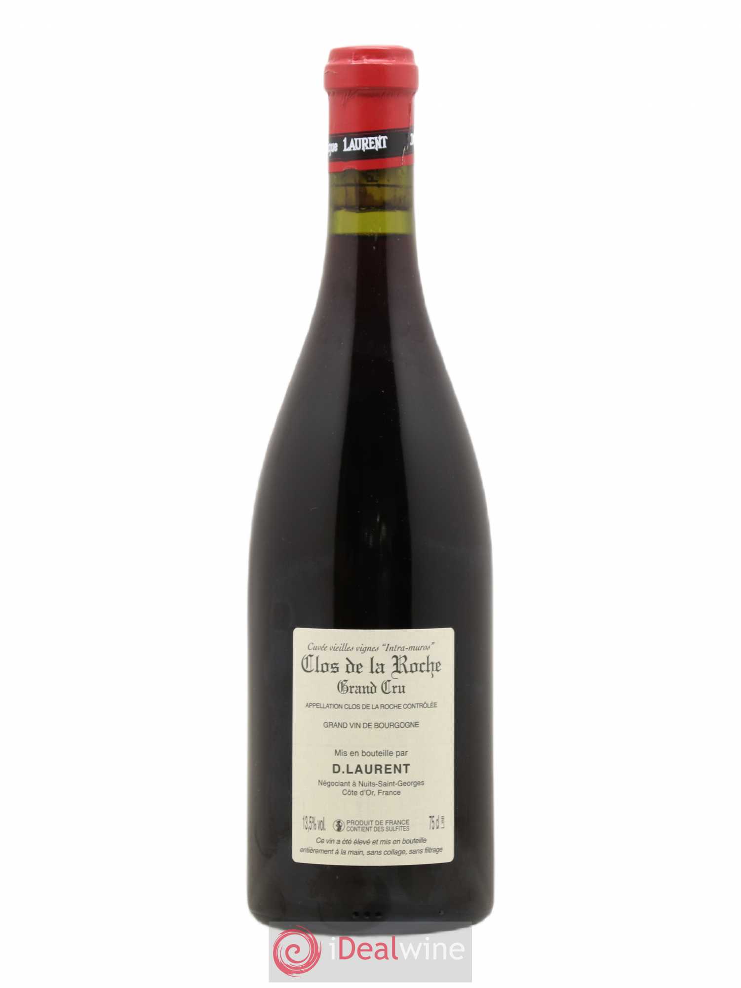 Clos de la Roche Grand Cru Vieilles vignes Intra-muros Dominique Laurent 2011 - Lot de 1 bouteille - 1