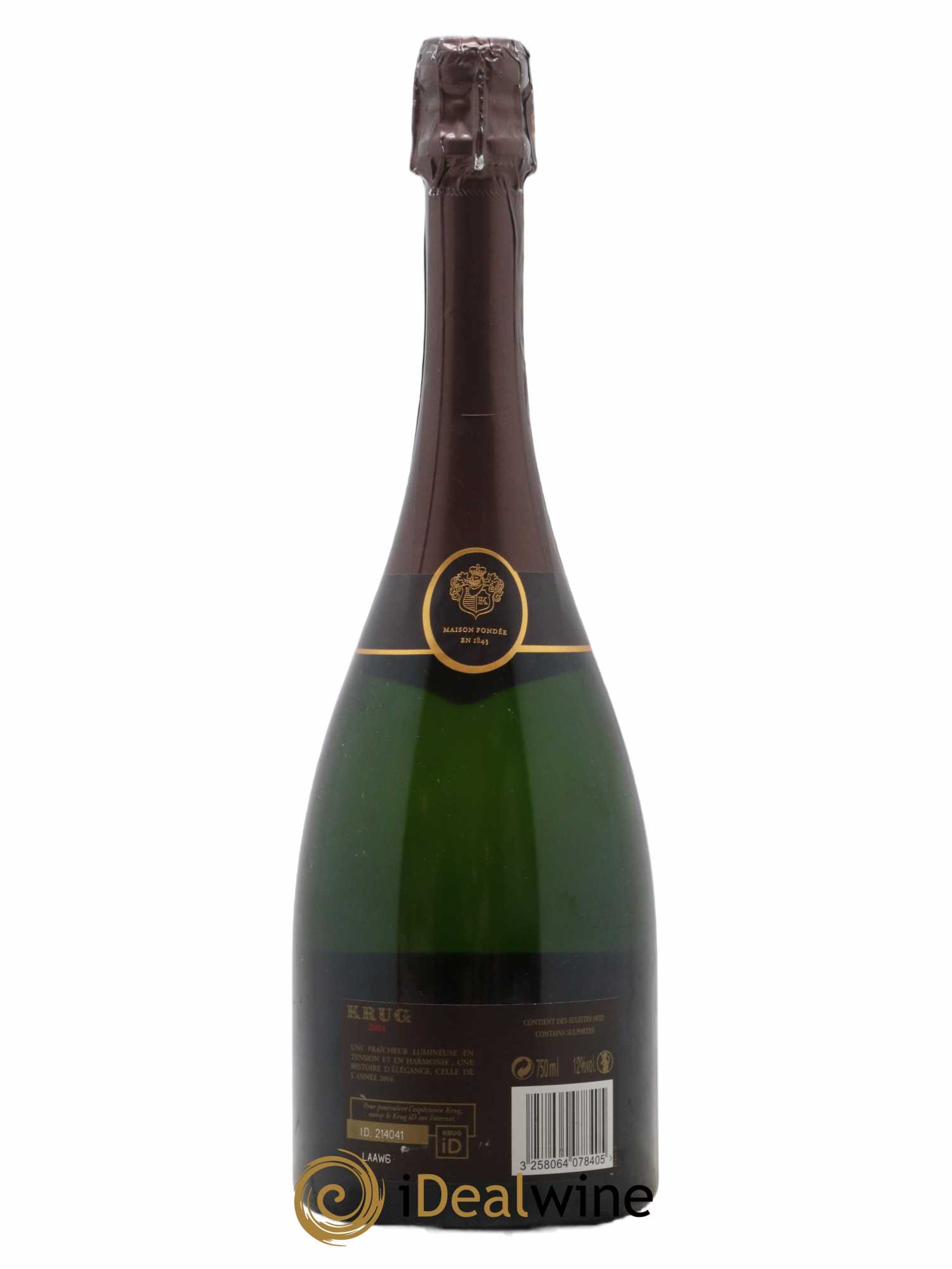Vintage Krug 2004 - Lot de 1 bouteille - 1