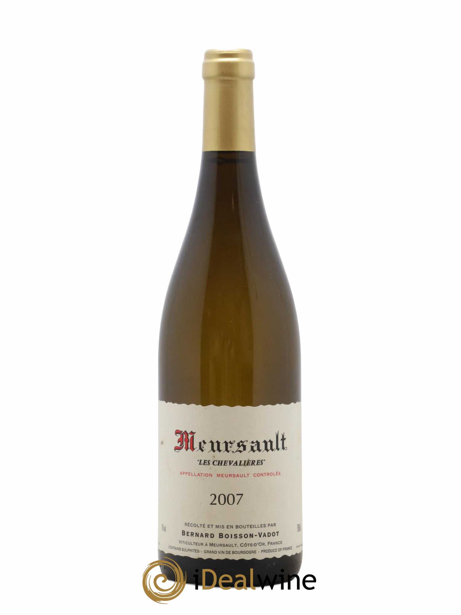 Meursault Les Chevalières Boisson-Vadot (Domaine) 2007 - Lot de 1 bouteille - 0