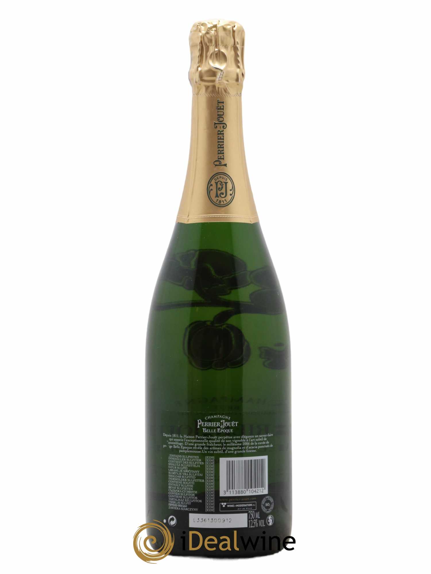 Cuvée Belle Epoque Brut Perrier-Jouët 2006 - Lot de 1 bouteille - 1
