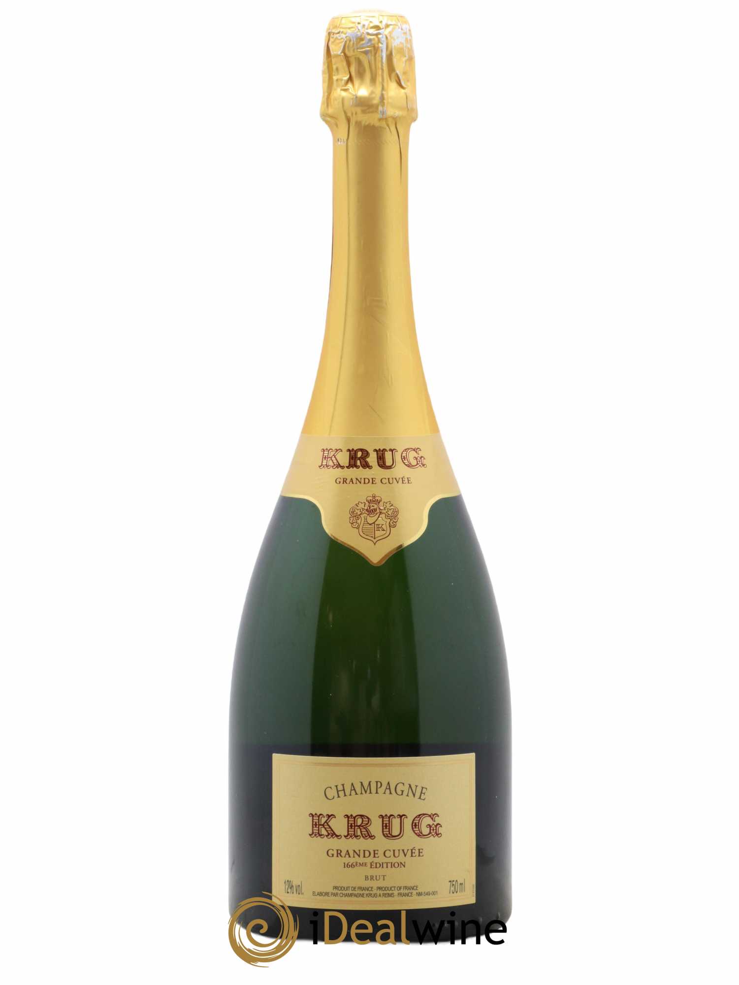 Grande Cuvée - 166ème édition Krug - Lot de 1 bouteille - 0