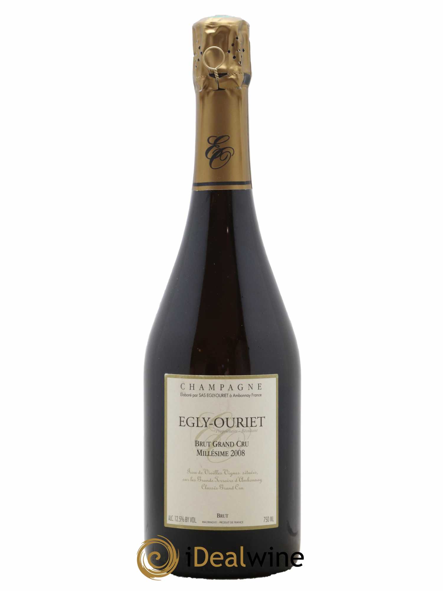 Ambonnay Vieilles Vignes Brut Millésimé Egly-Ouriet 2008 - Lot de 1 bouteille - 0