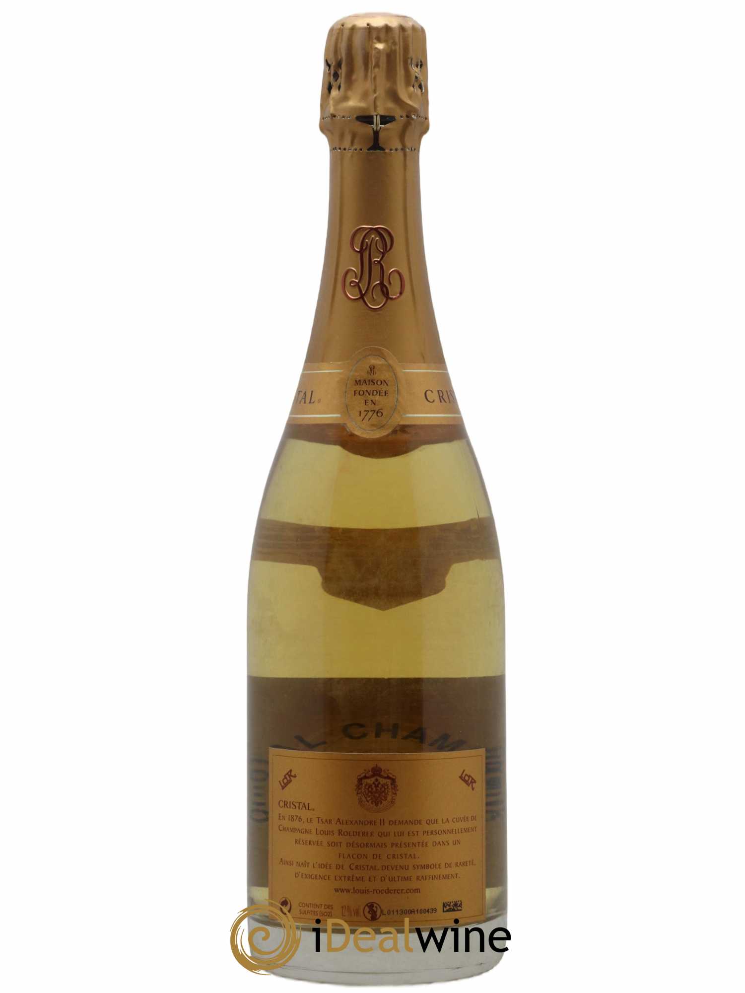 Cristal Louis Roederer 2007 - Lot de 1 bouteille - 1