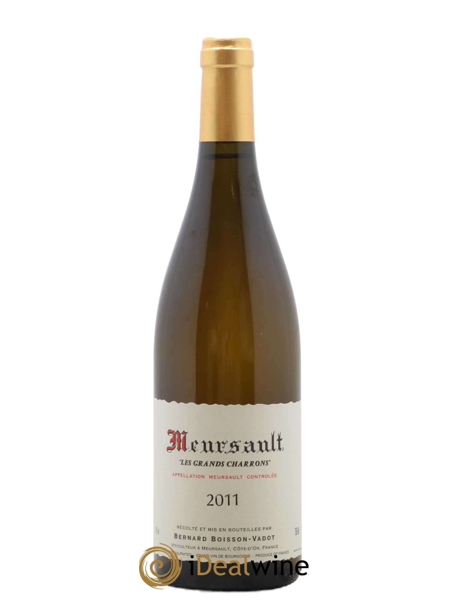 Meursault Les Grands Charrons Boisson-Vadot (Domaine) 2011 - Lot de 1 bouteille - 0