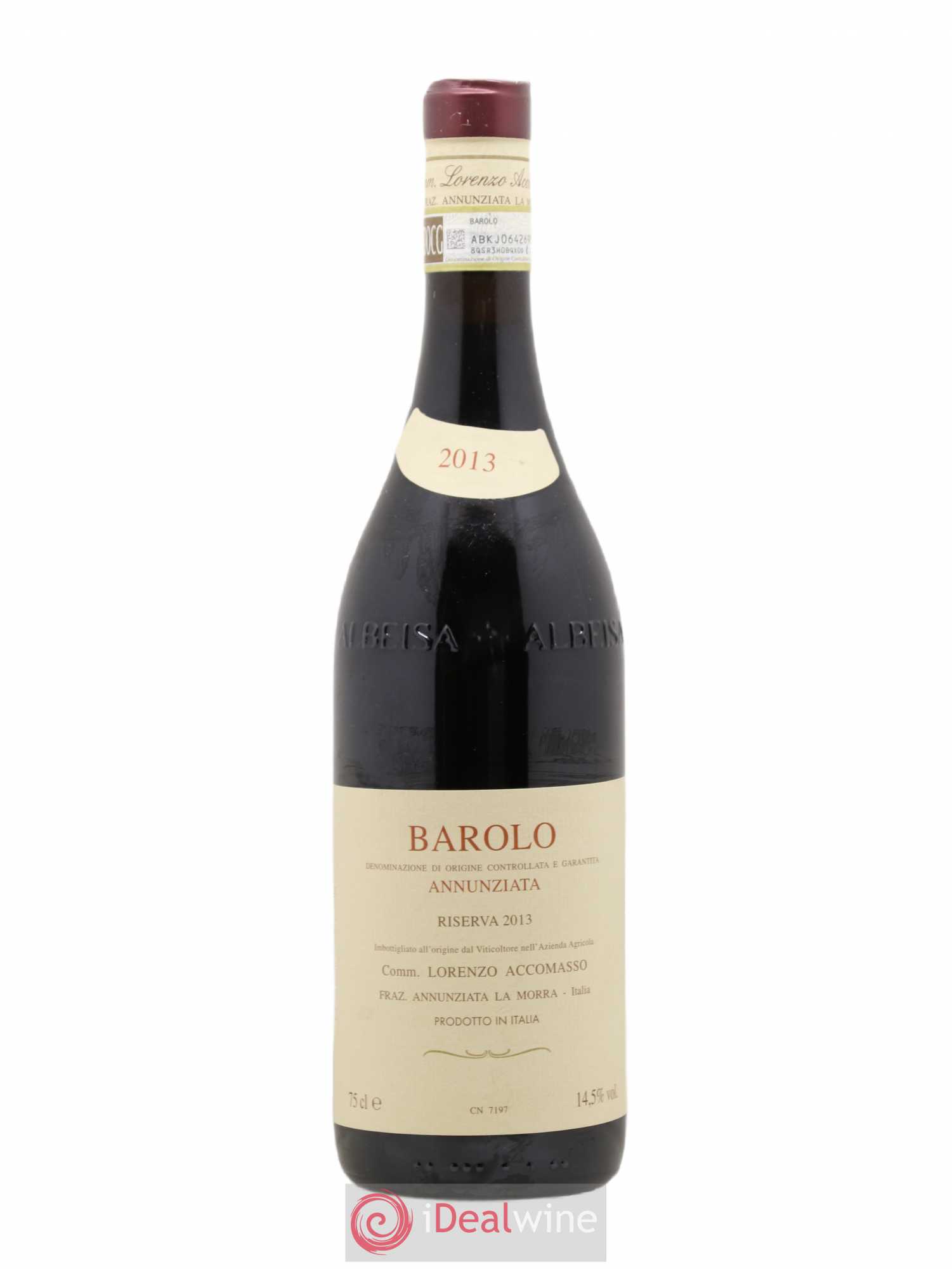 Barolo DOCG Annunziata Riserva Lorenzo Accomasso 2013 - Lot de 1 bouteille - 0