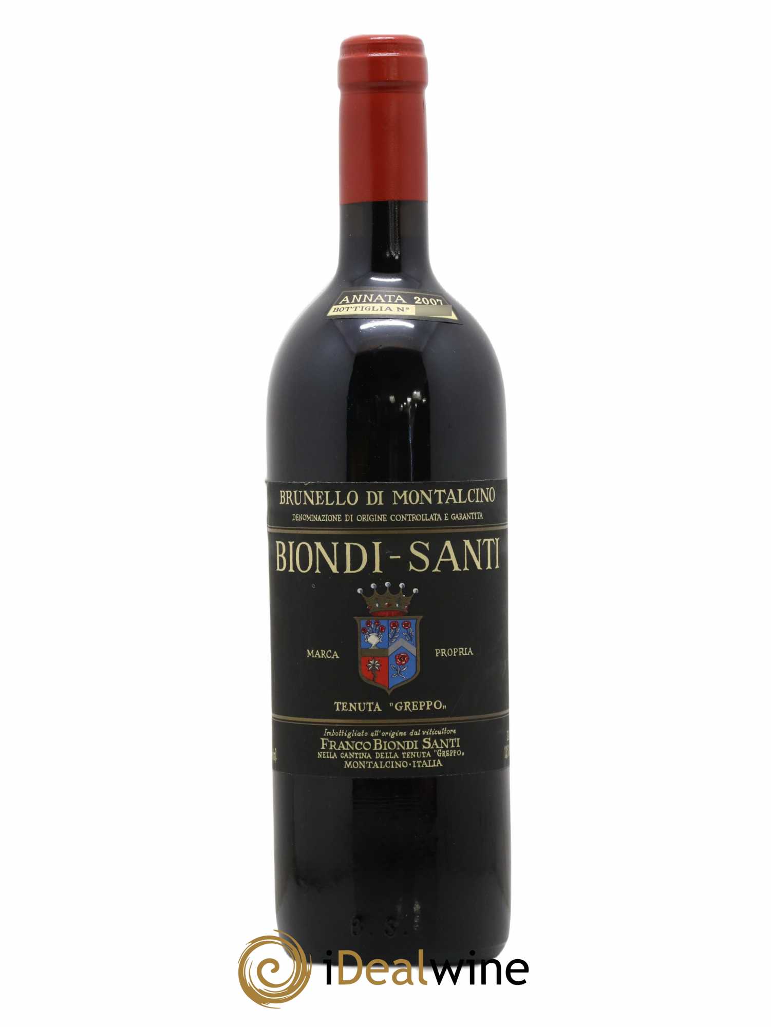 Brunello di Montalcino DOCG Biondi-Santi Tenuta Greppo 2007 - Lot de 1 bouteille - 0