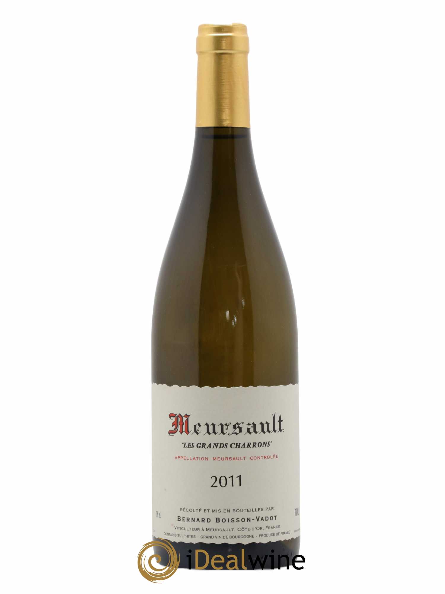 Meursault Les Grands Charrons Boisson-Vadot (Domaine) 2011 - Lot de 1 bouteille - 0
