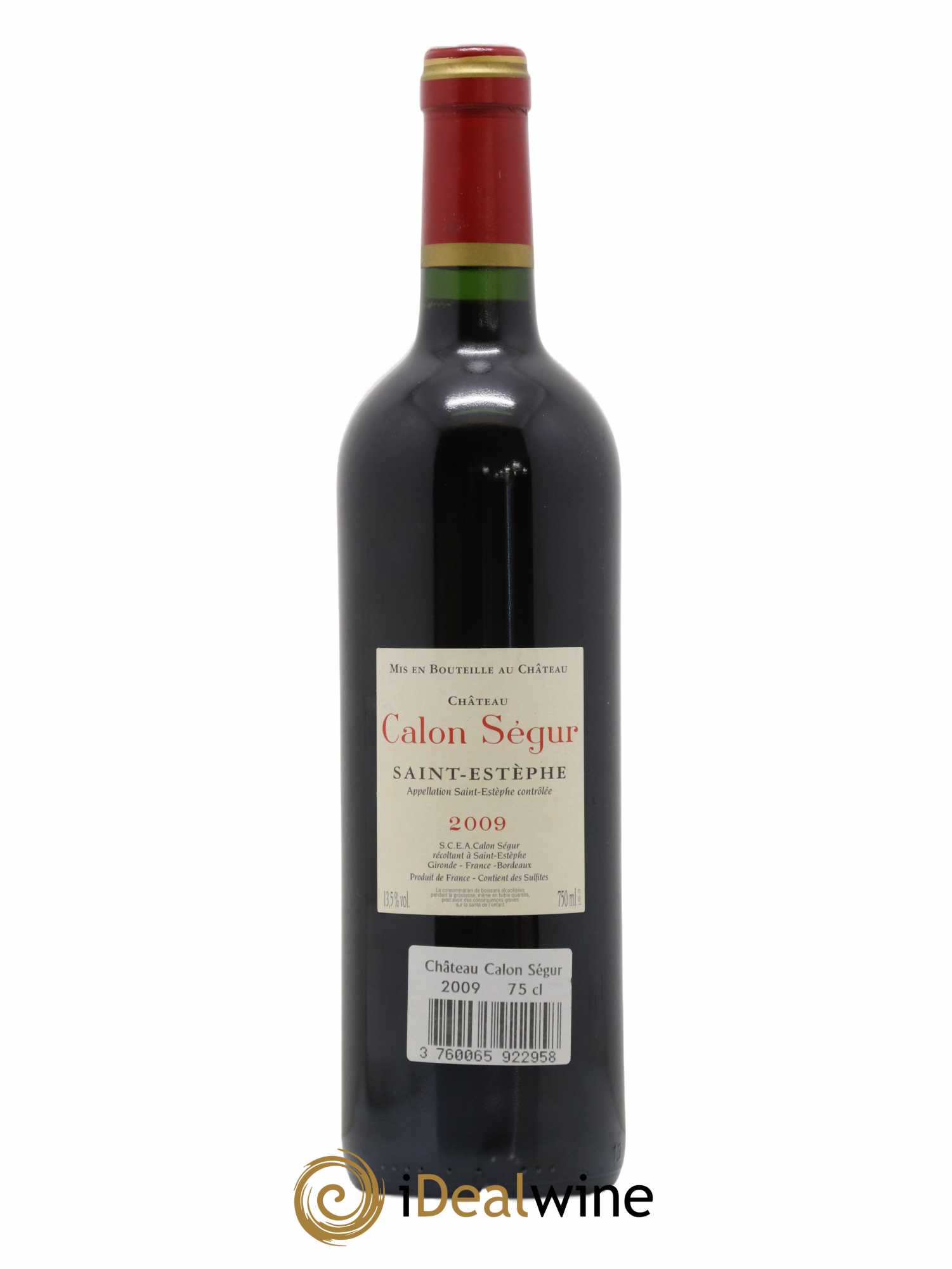 Château Calon Ségur 3ème Grand Cru Classé 2009 - Lot de 1 bouteille - 1