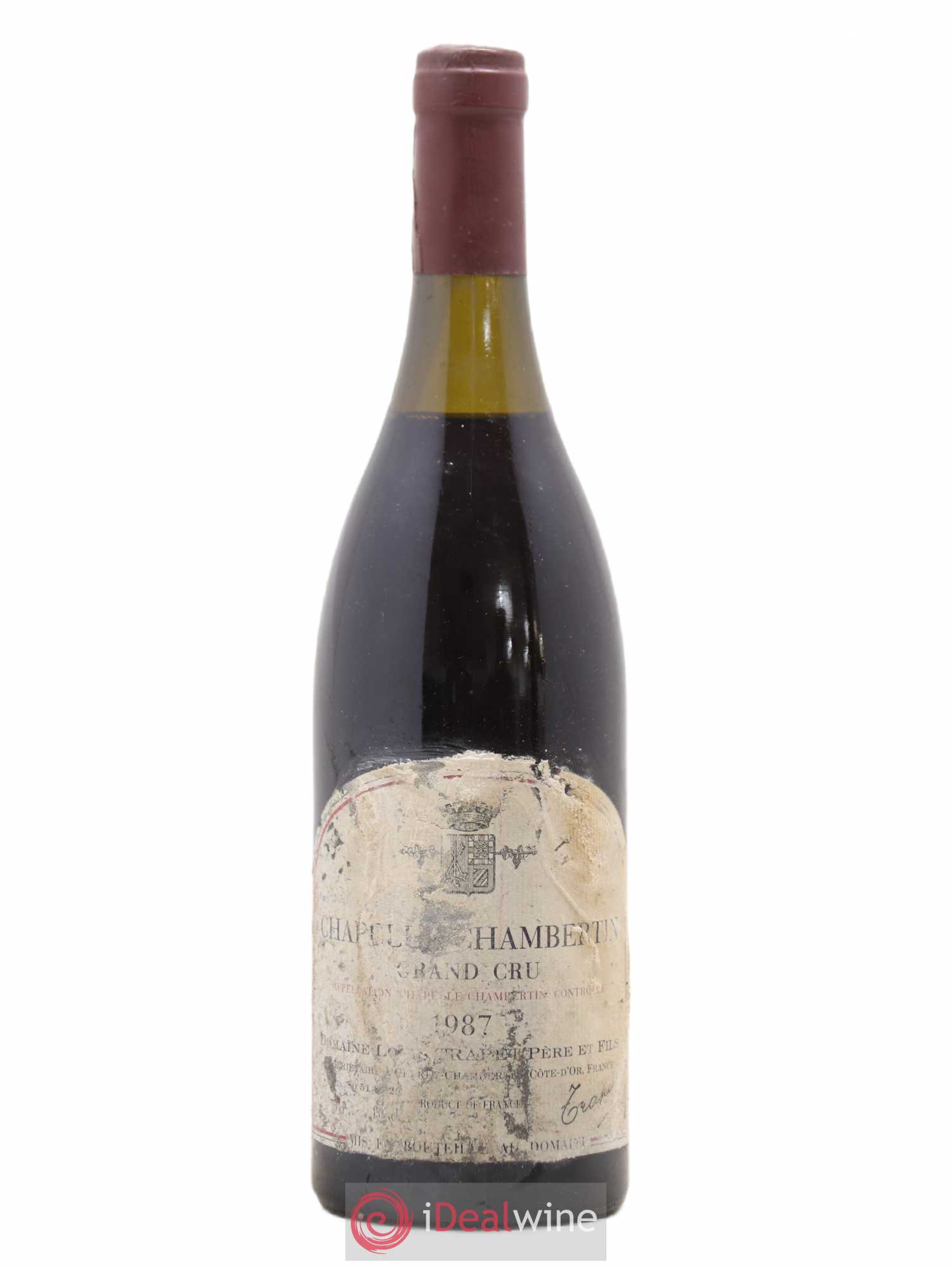 Chapelle-Chambertin Grand Cru Domaine Trapet 1987 - Lot de 1 bouteille - 0