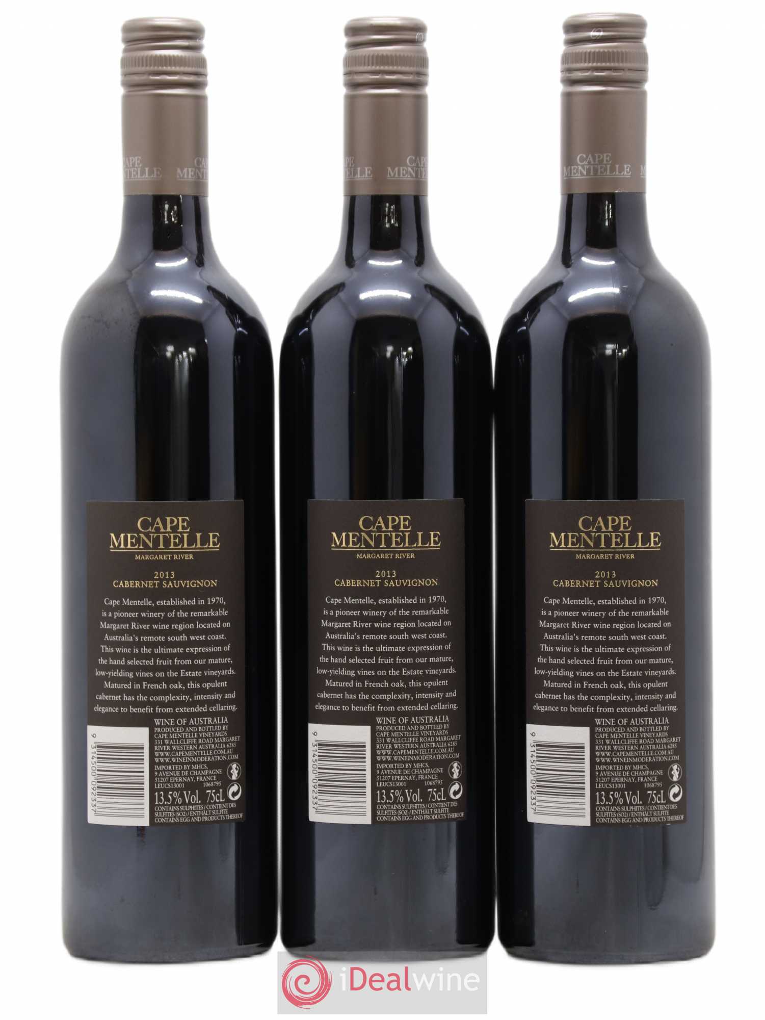 Australie Cape Mentelle Margaret River Cabernet Sauvignon 2013 - Posten von 3 Flaschen - 1