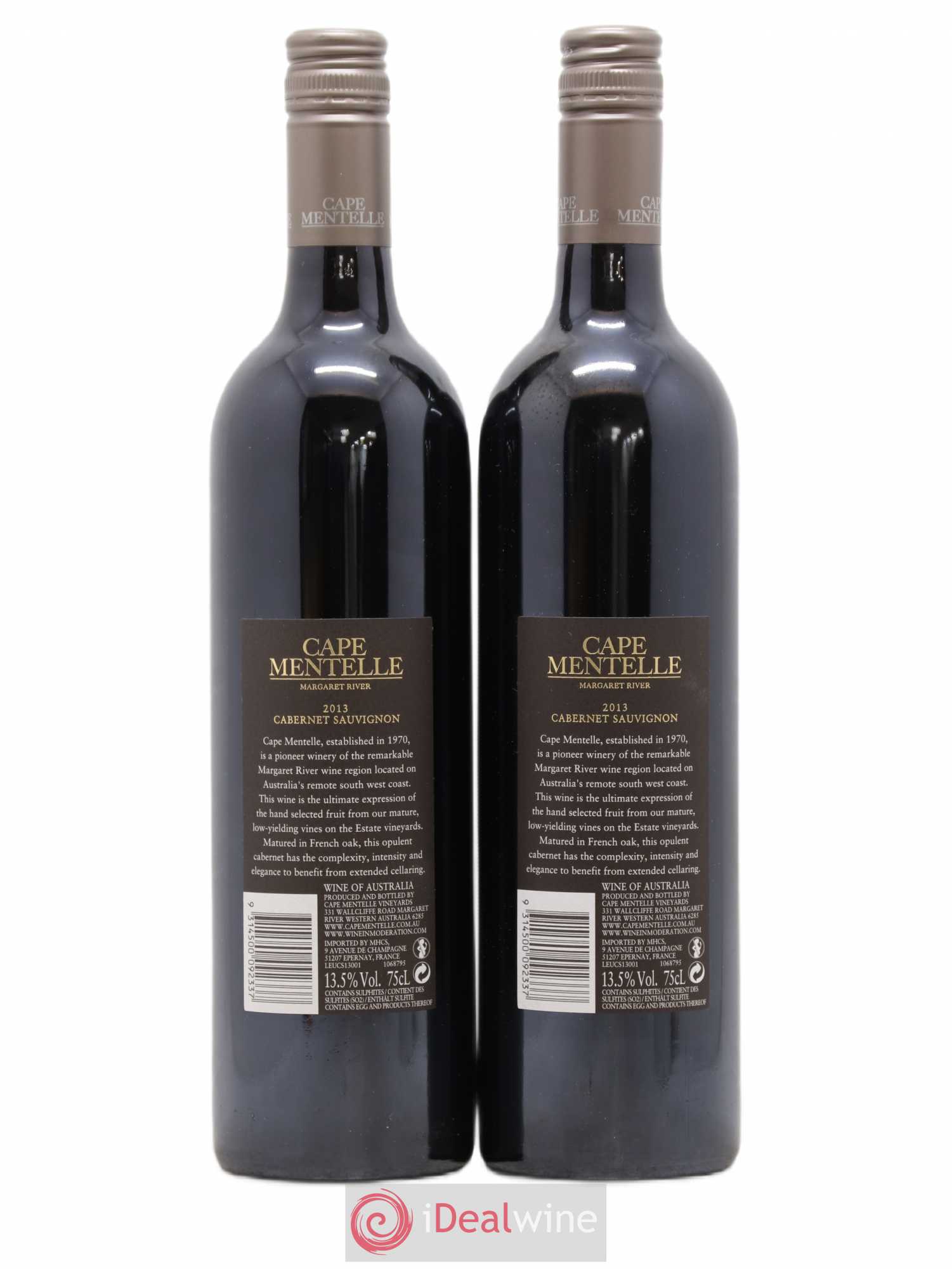 Australie Cape Mentelle Margaret River Cabernet Sauvignon 2013 - Lot of 2 bottles - 1
